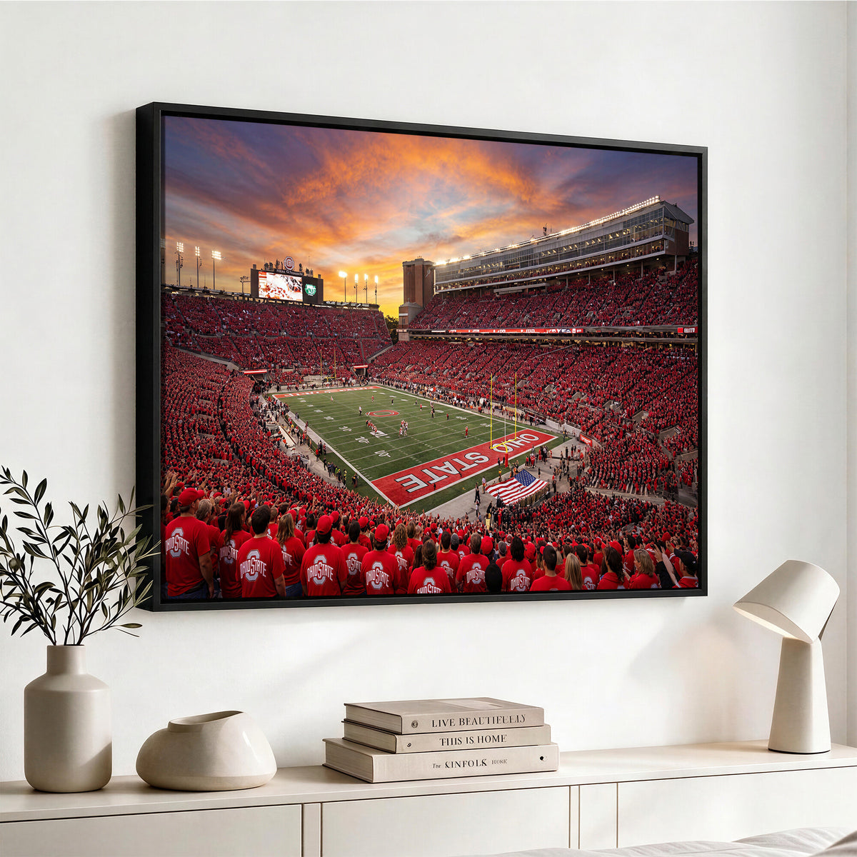 73119077-MGV-CV-36X24 - Stadium Wall Art Canvas Print