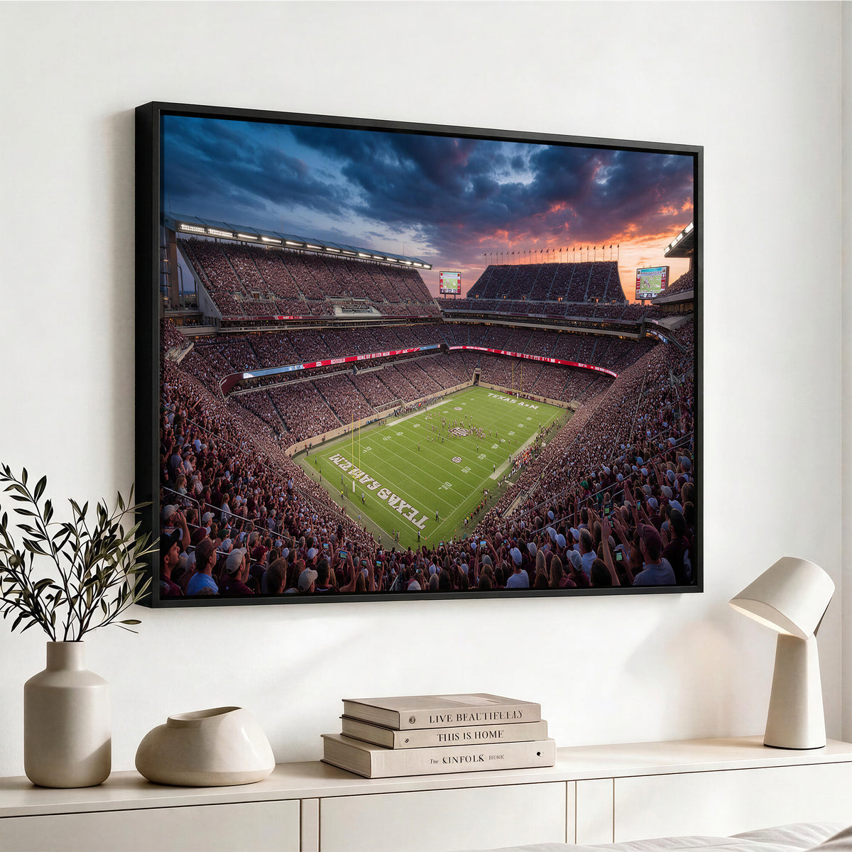 55475837-MGV-CV-36X24 - Stadium Wall Art Canvas Print