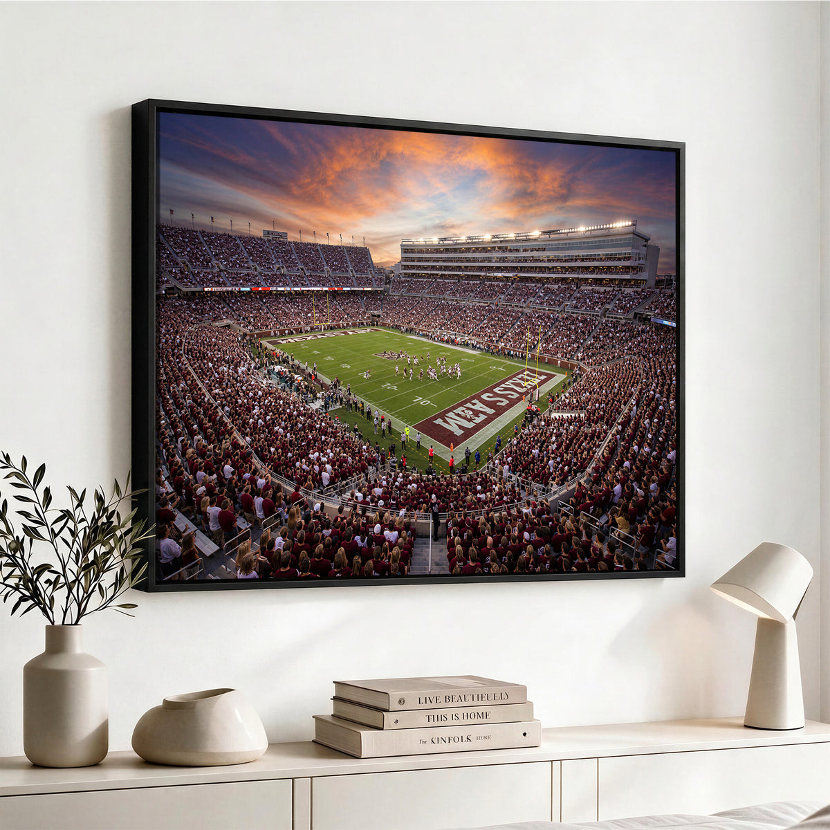 66624578-MGV-CV-36X24 - Stadium Wall Art Canvas Print