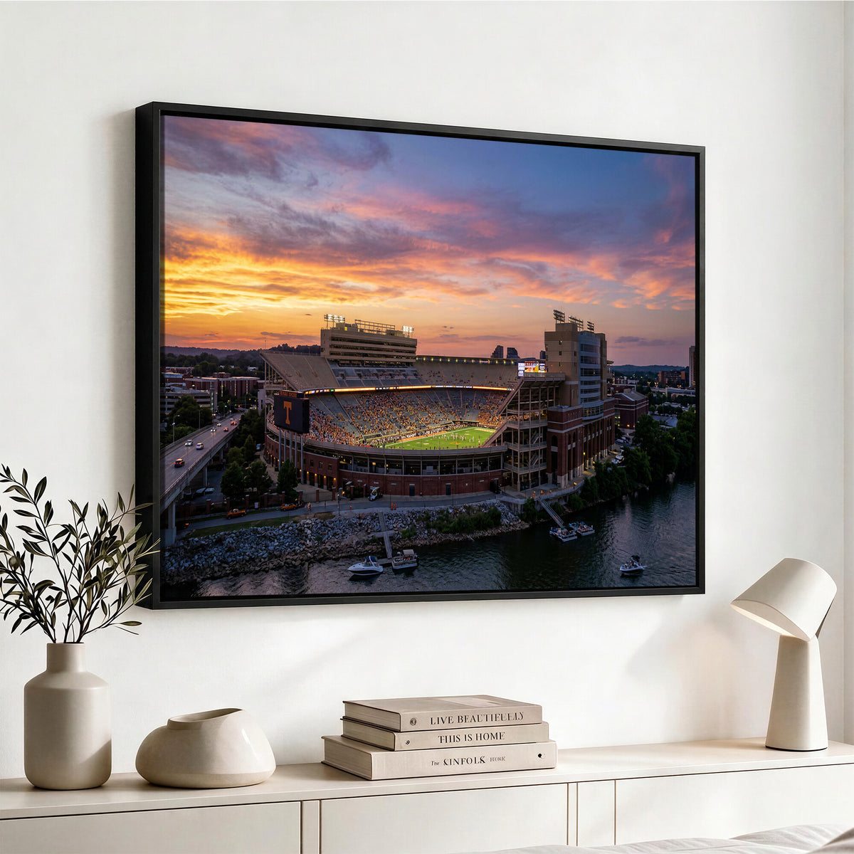 61093642-MGV-CV-36X24 - Stadium Wall Art Canvas Print
