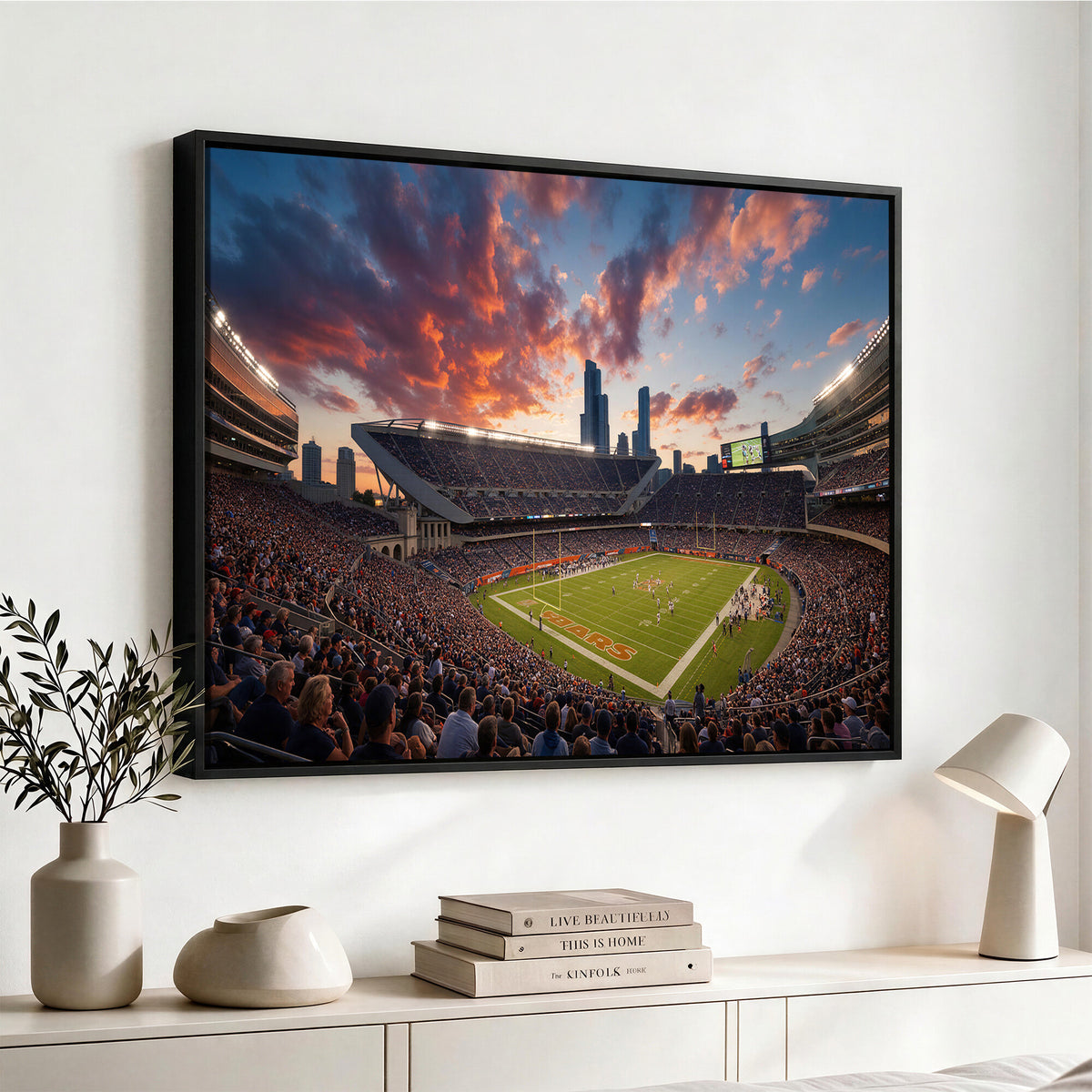 21104528-MGV-CV-36X24 - Stadium Wall Art Canvas Print