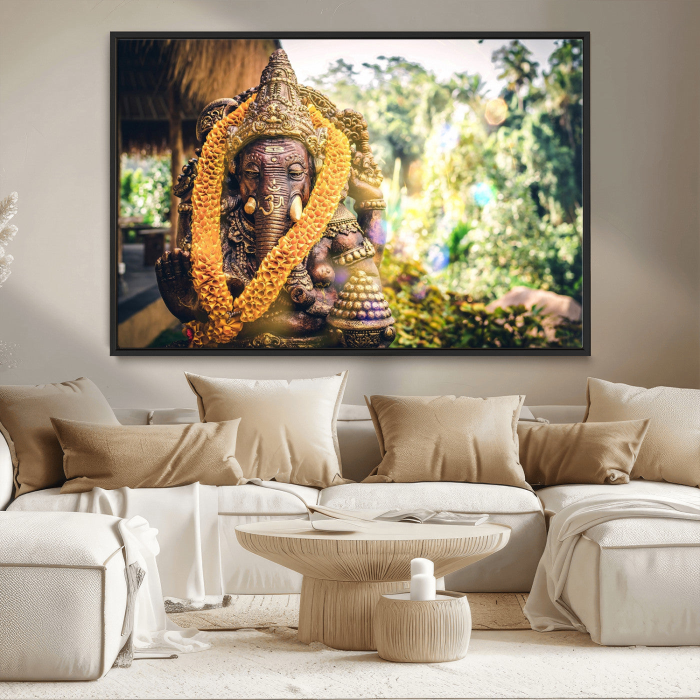 MGV-FC-36X24 - Hinduism Statue Wall Art Canvas Print