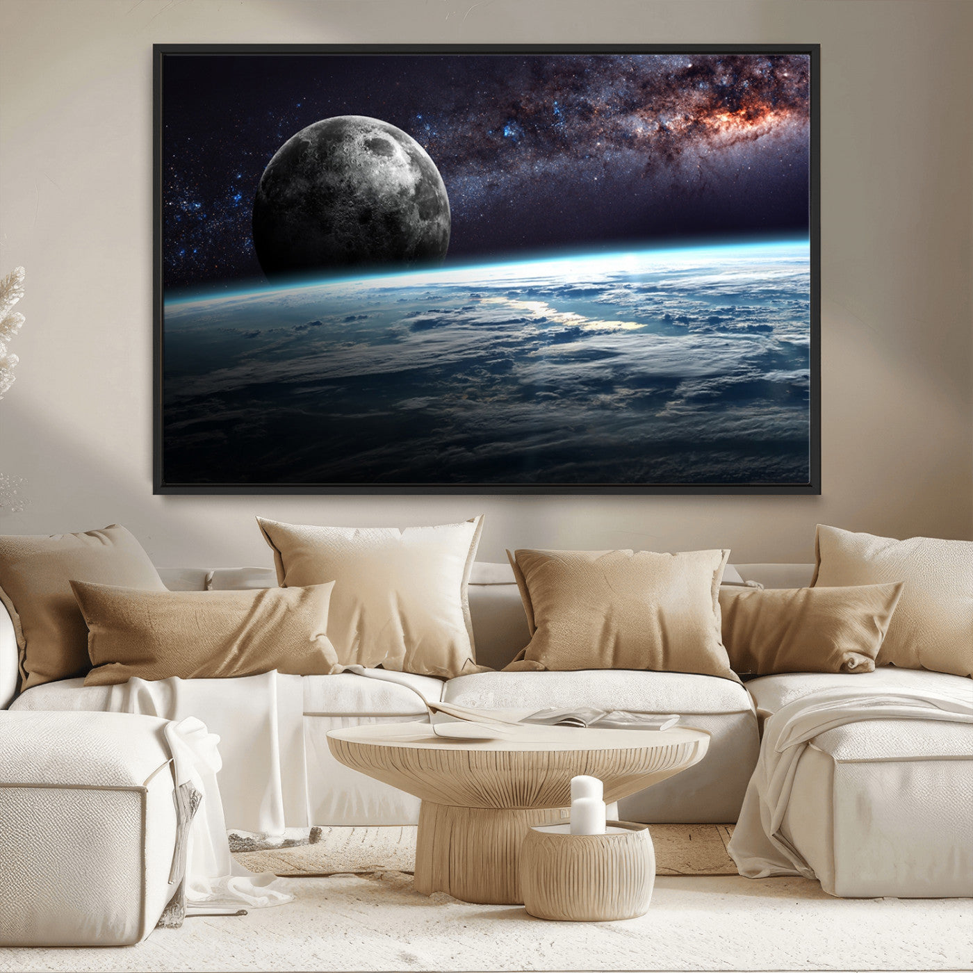 MGV-FC-36X24 - Space and Planet Canvas Print