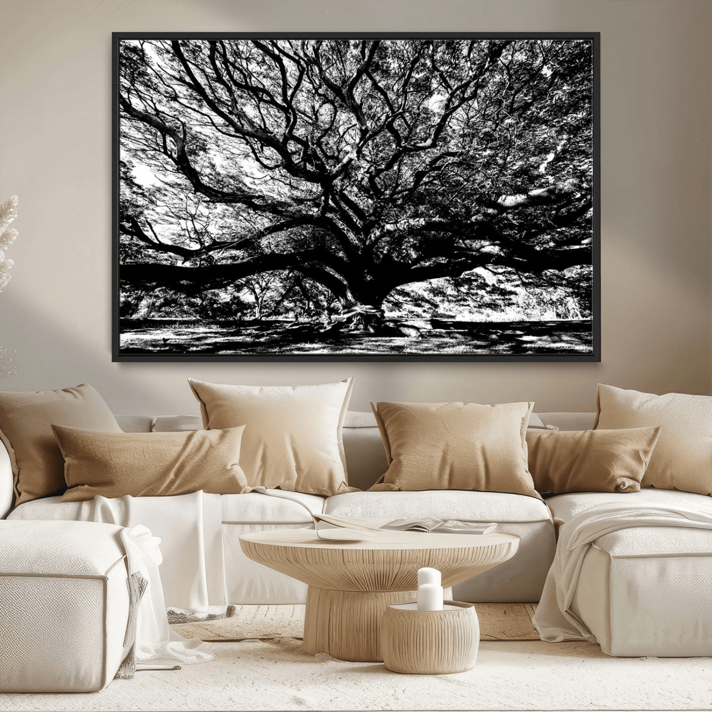 MGV-FC-36X24 - Mighty Angel Oak Wall Art | Angel Oak Tree Art Print