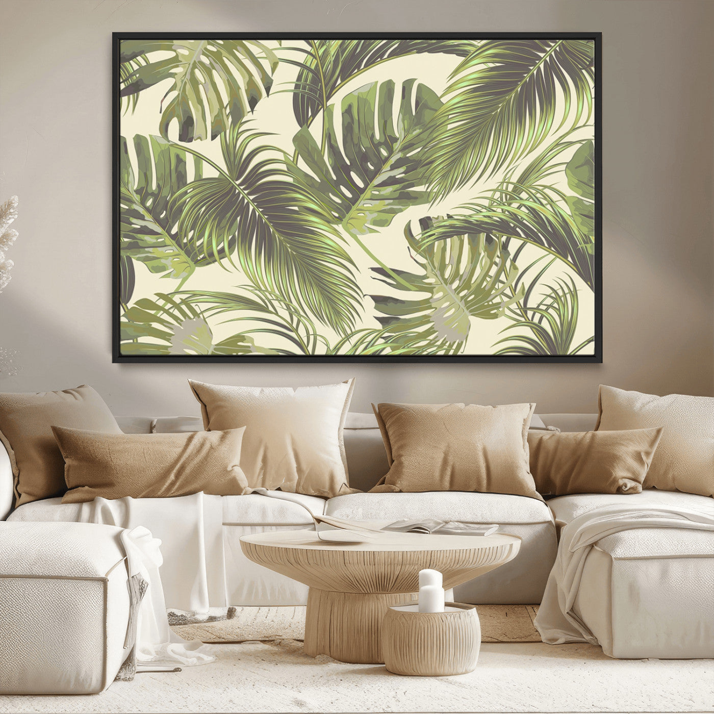 MGV-FC-36X24 - Palm Leaves Canvas Print