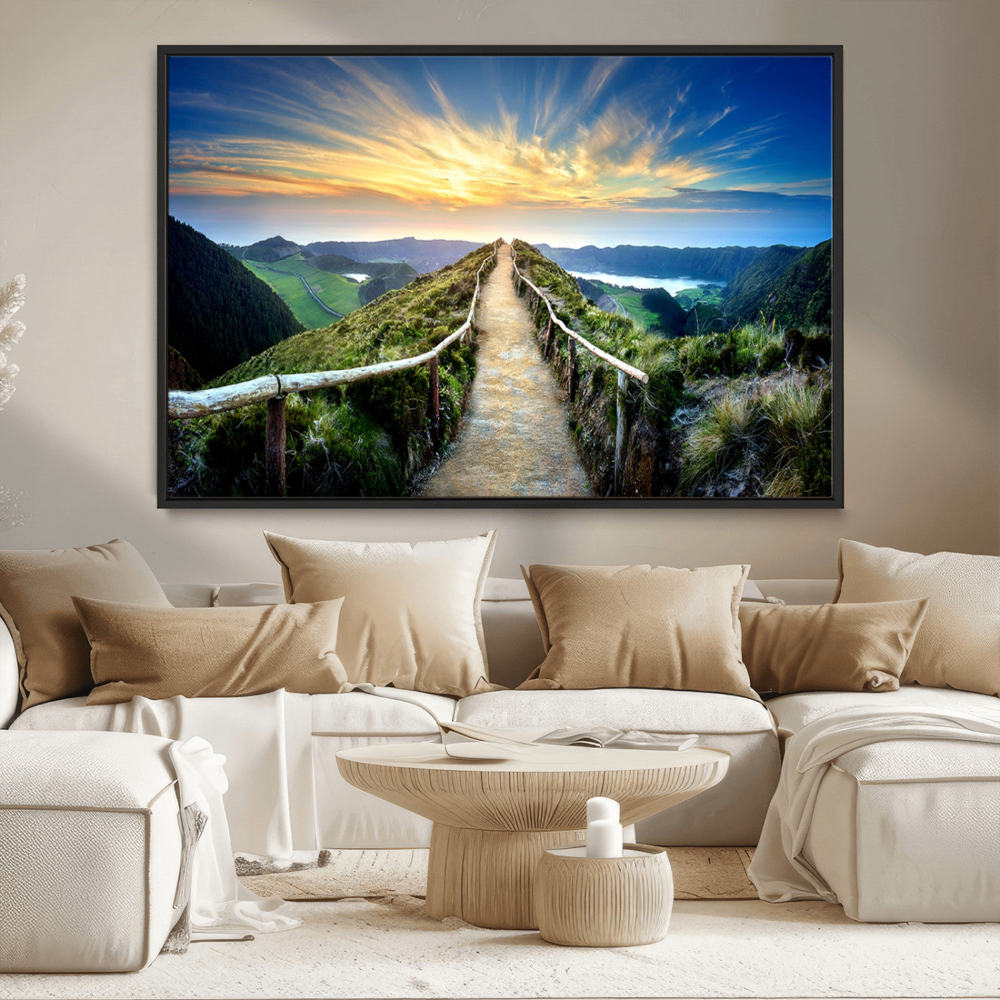 MGV-FC-36X24 - Mountain Landscape Wall Art Canvas Print