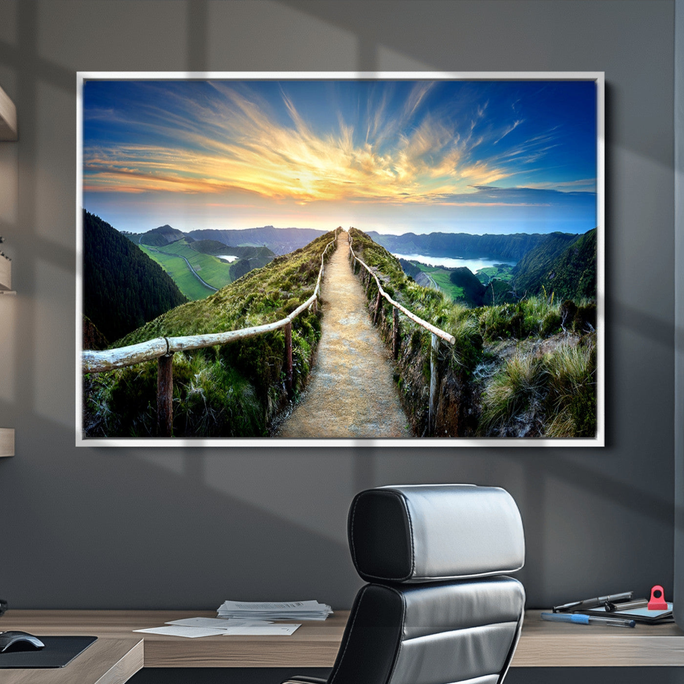 58887-MGV-CV-36X24-Mountain Landscape Wall Art Canvas Print