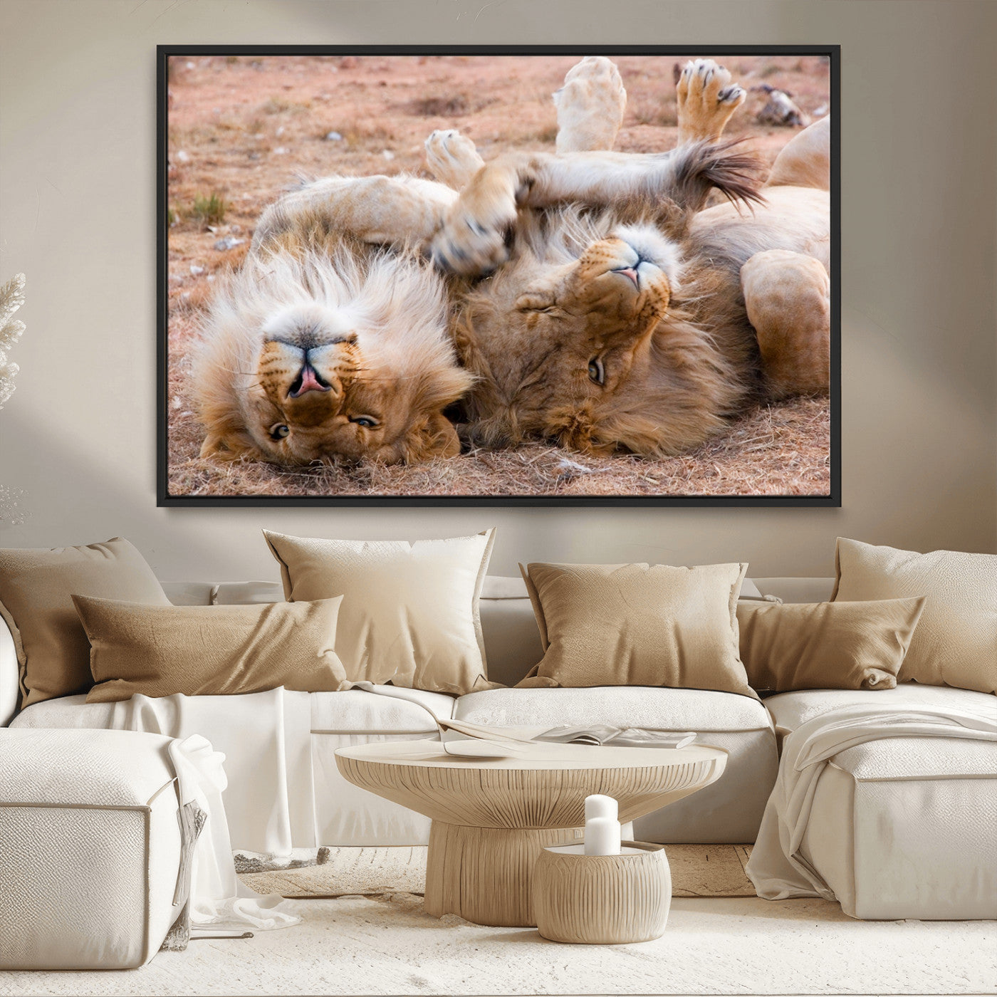 MGV-FC-36X24 - Animal Wall Art Lion Canvas Print
