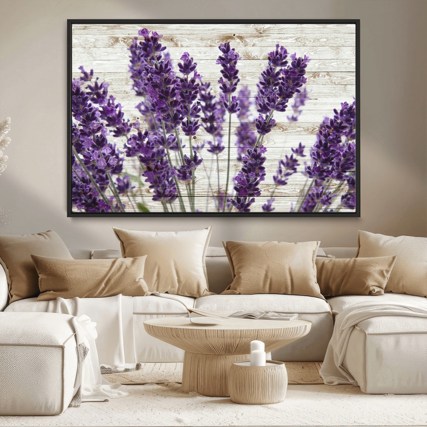 MGV-FC-36X24 - Lavender Canvas Wall Art Flower Print