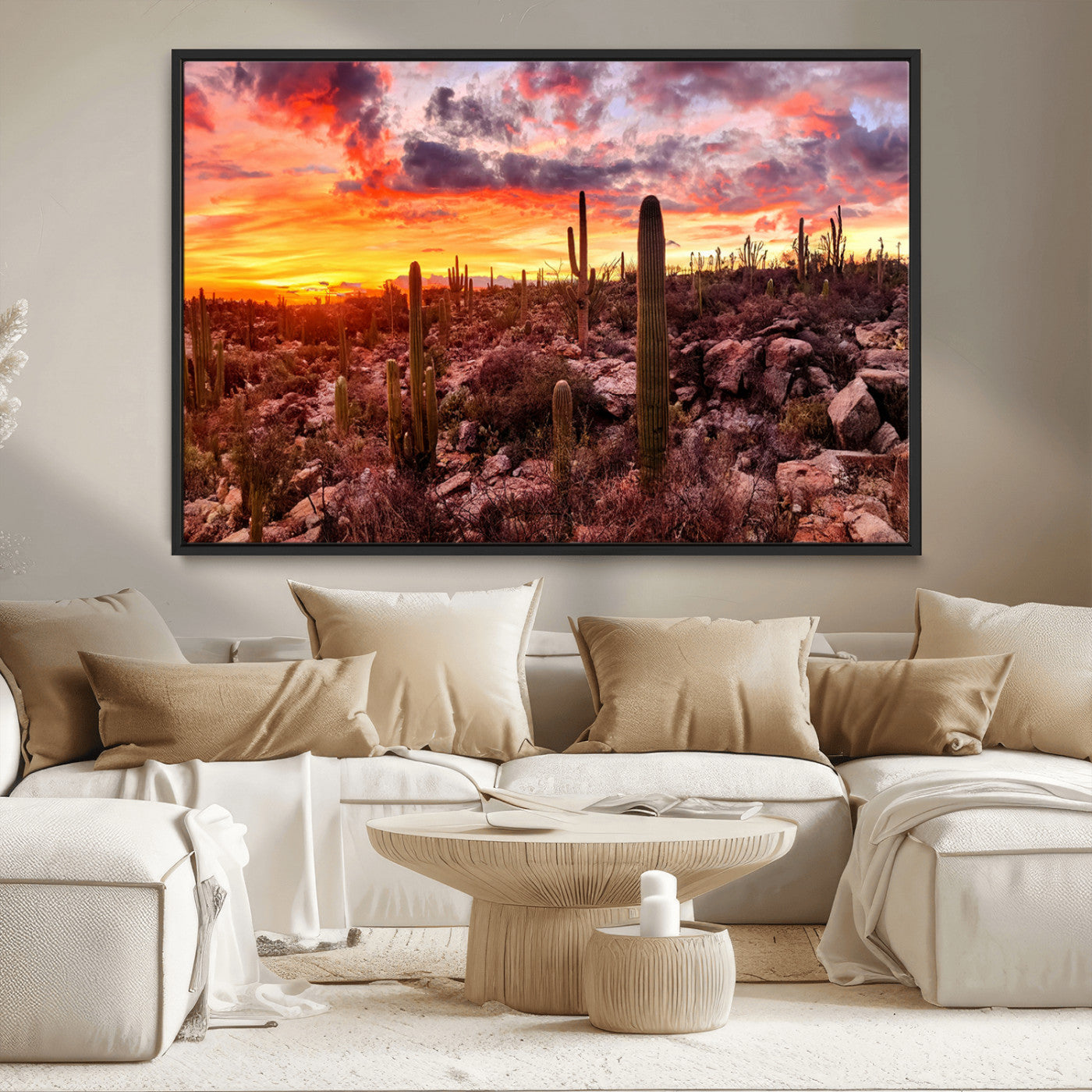 MGV-FC-36X24 - Arizona Desert Print, Western Cowboy Wall Art Print