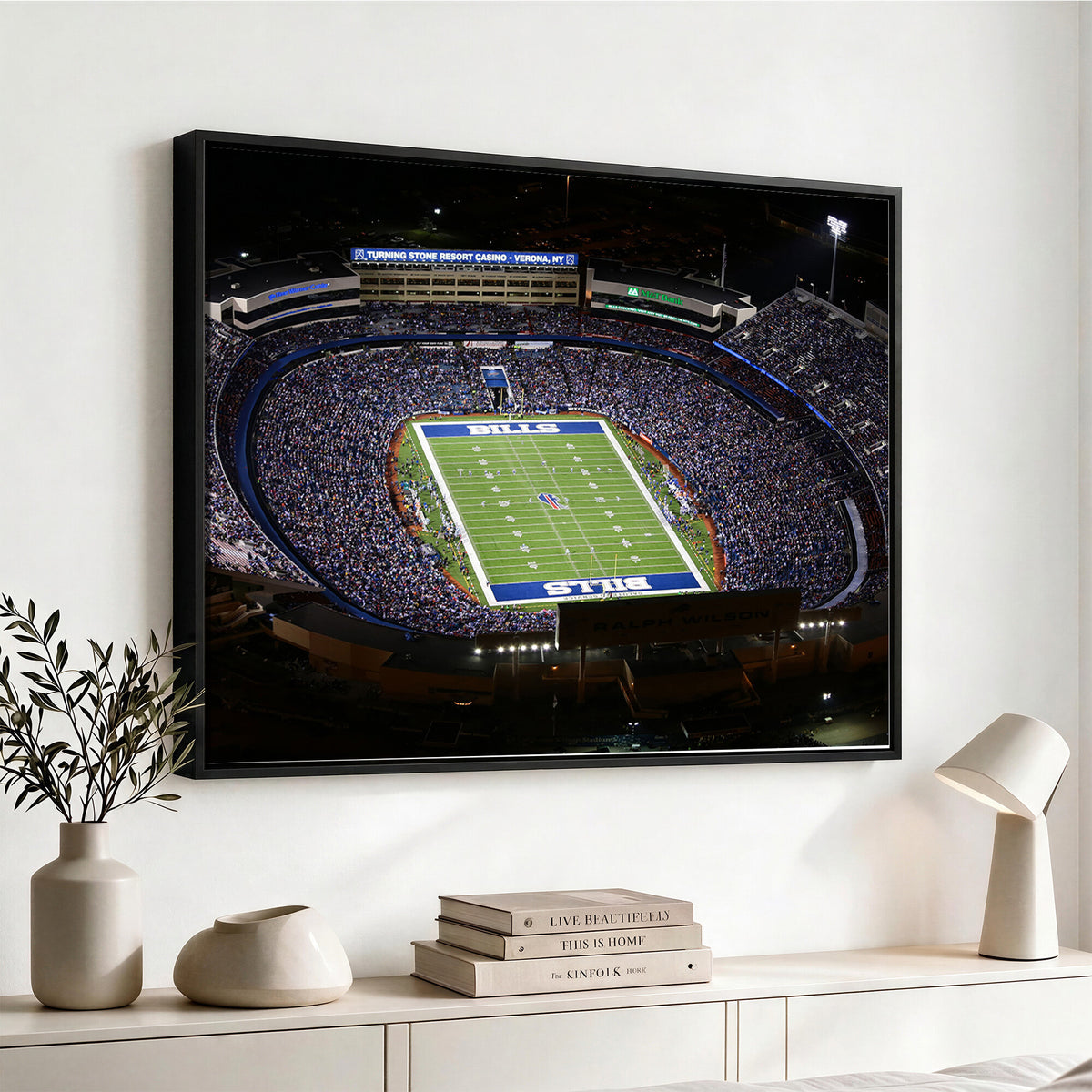19030-MGV-CV-36X24 - Buffalo Bills NFL Football Team Print, Highmark Stadium