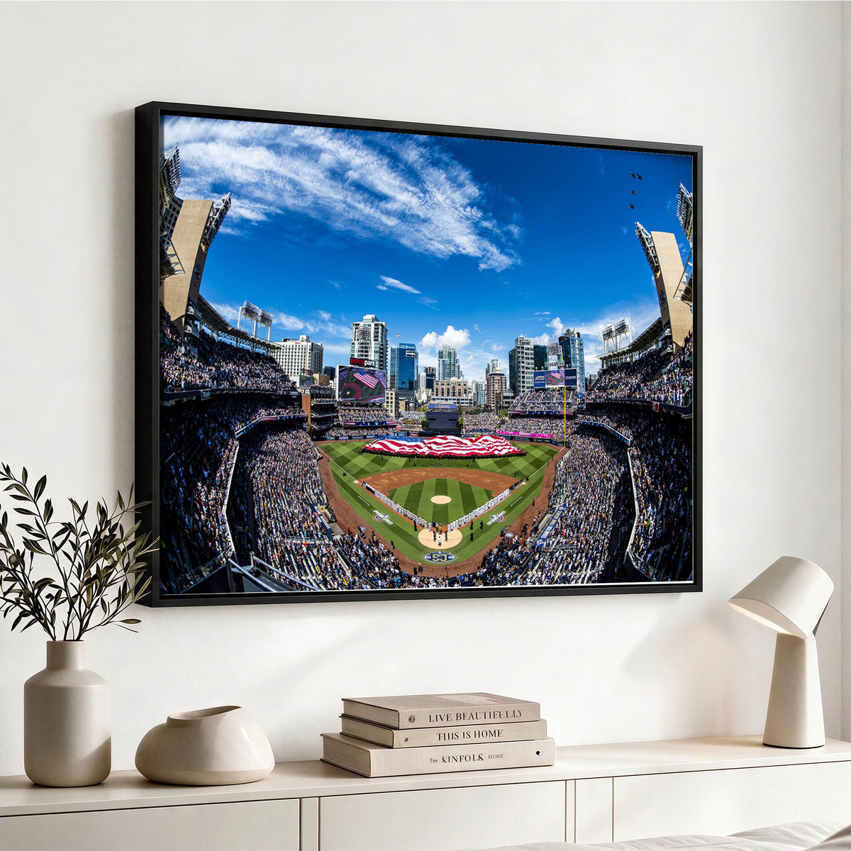 52297-MGV-CV-36X24 - San Diego Padres Baseball Team Print, Petco Park Stadium