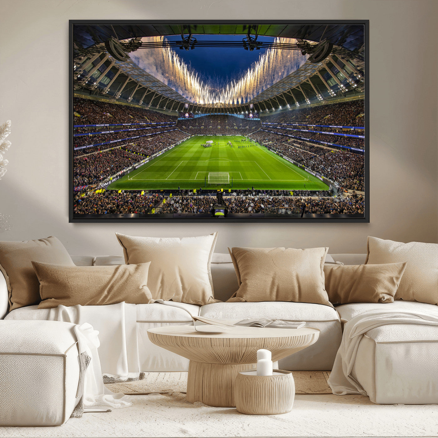 MGV-FC-36X24 - Tottenham Hotspur Football Team Print - London Tottenham Hotspur Stadium Wall Art Canvas Print