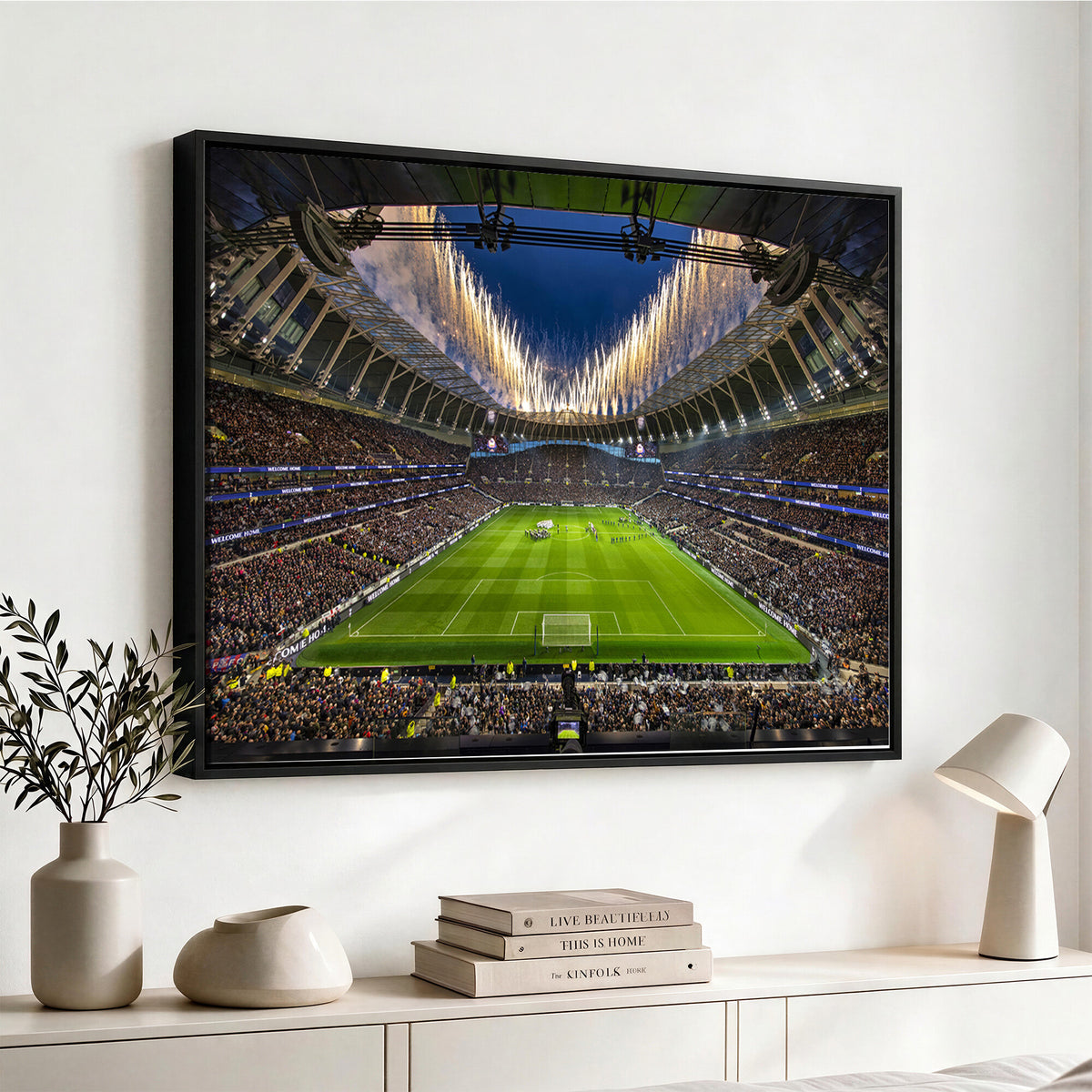 40157-MGV-CV-36X24 - Tottenham Hotspur Football Team Print, London Tottenham Hotspur Stadium Wall Art