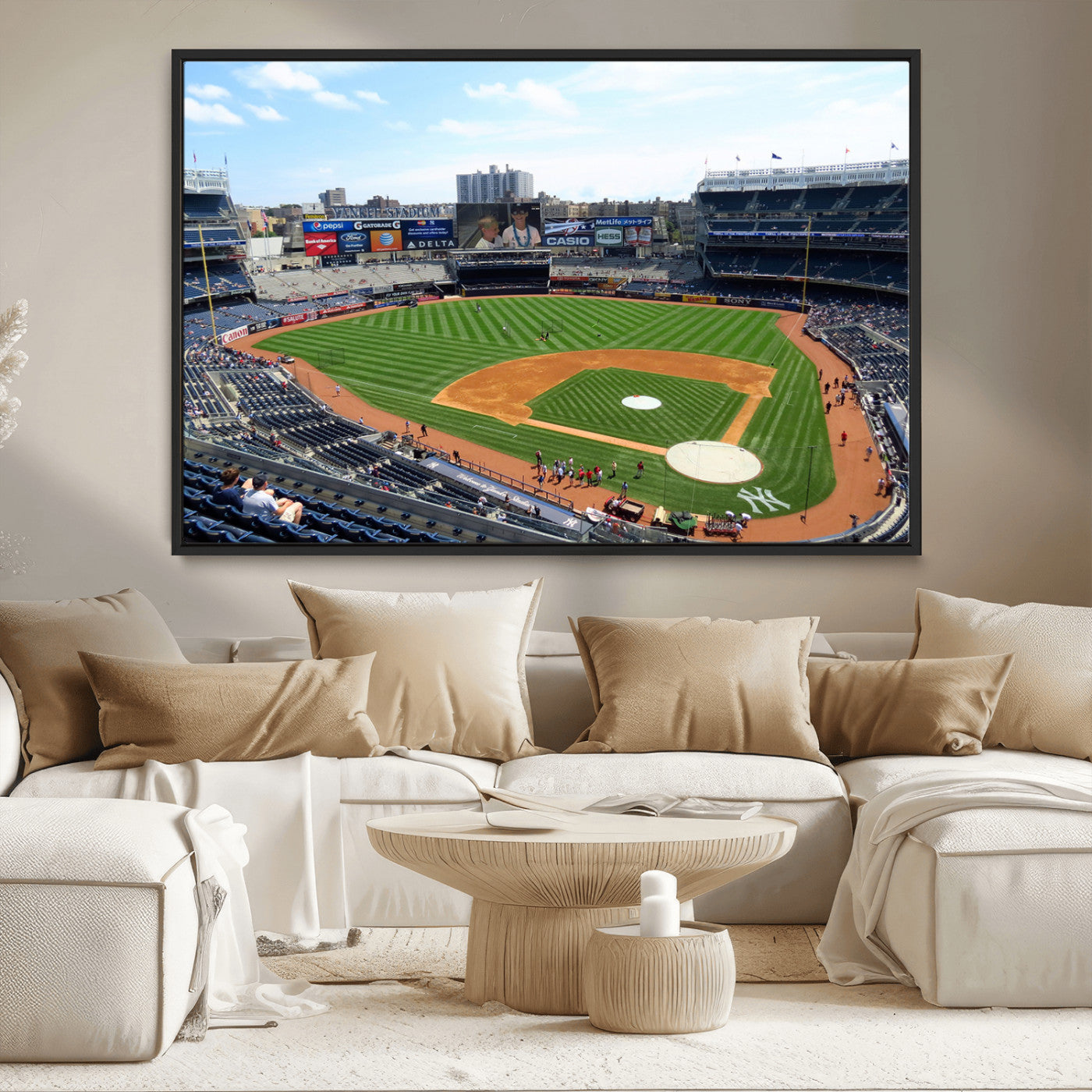 MGV-FC-36X24 - Buffalo Bills Stadium Wall Art - Buffalo Bills Decor- NFL Fans Gift, Perfect Sports Decor for Living