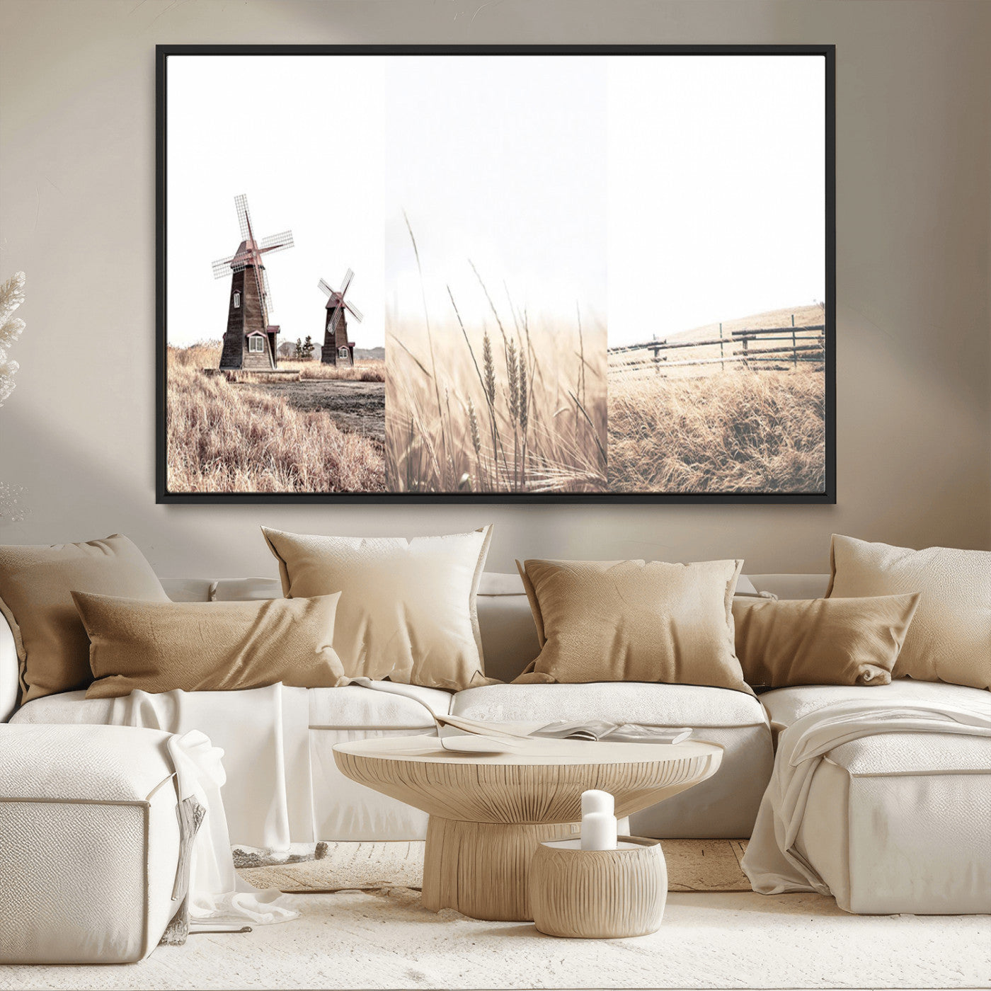 MGV-FC-36X24 - Farm Prints Set, Farmhouse Wall Art Canvas, Country House Decor, Country House Decor, Barn Print,