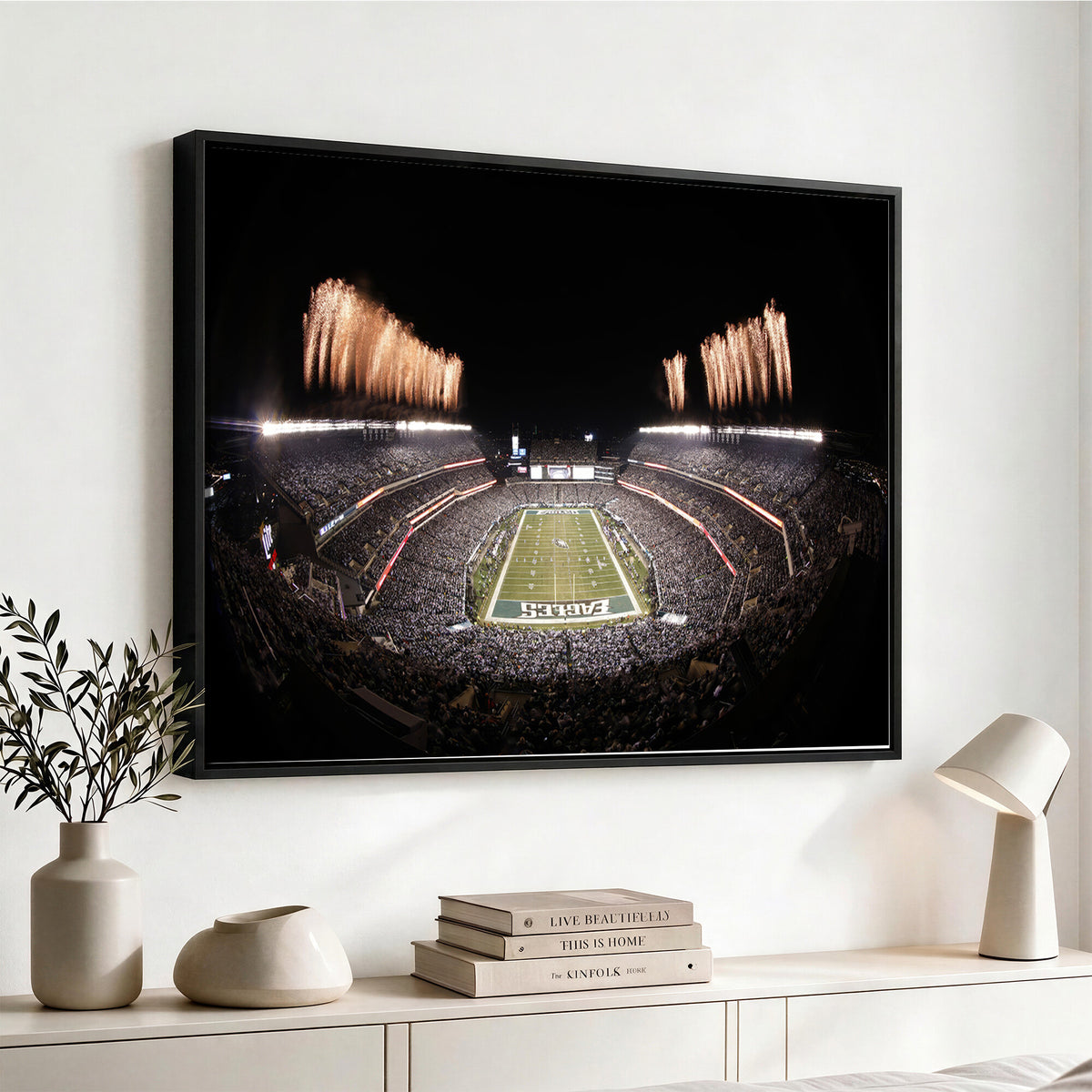 48893-MGV-CV-36X24 - Eagles Field Stadium Wall Art, Lincoln Financial Field