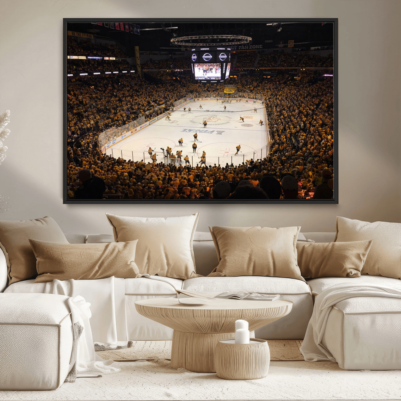 MGV-FC-36X24 - Bridgestone Arena - Nashville Predators Hockey Team Print - Nashville Wall Art Canvas Print