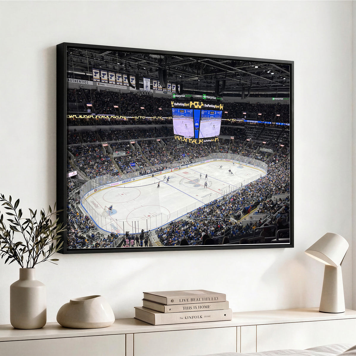 75222-MGV-CV-36X24 - Enterprise Center Missouri St. Louis Blues Hockey Stadium
