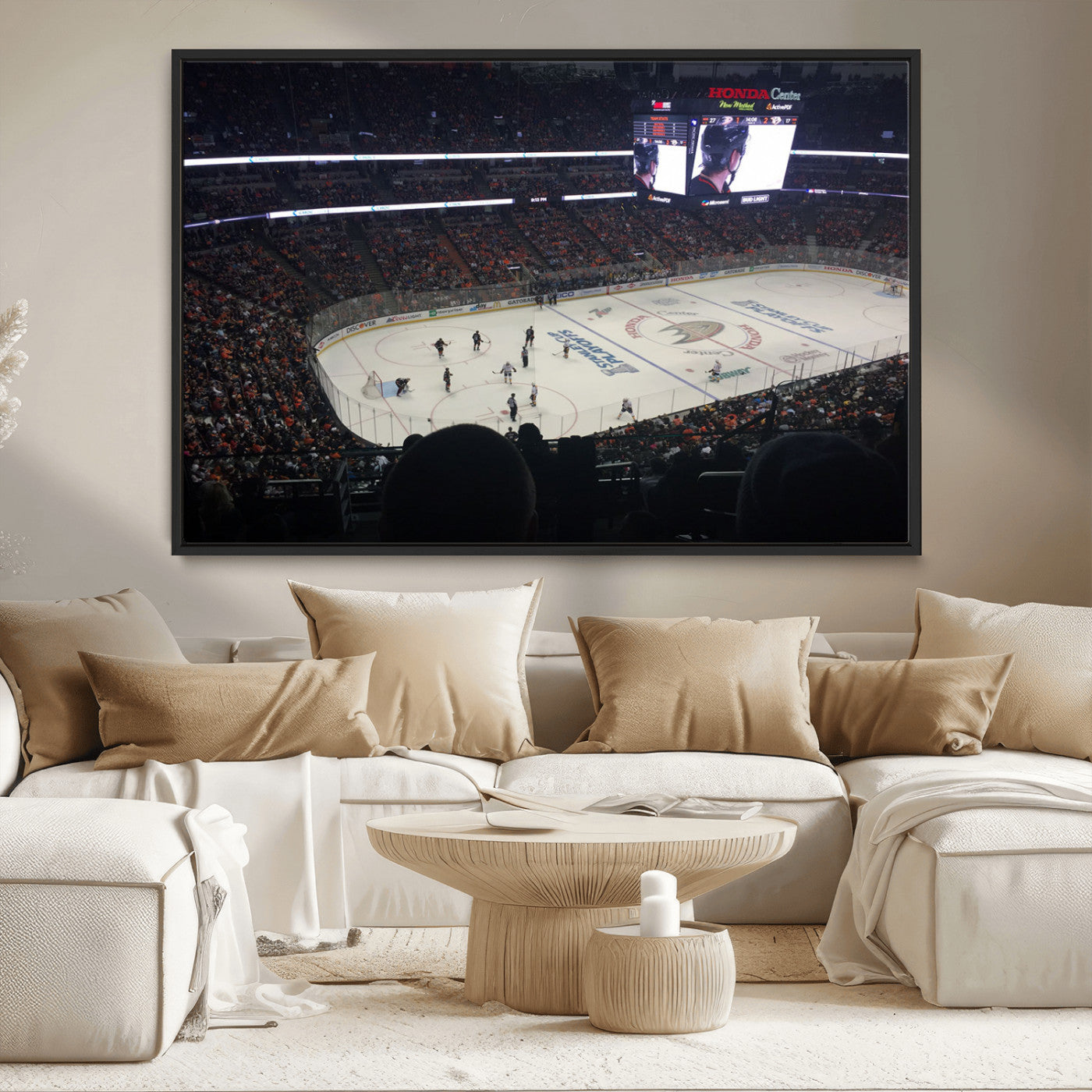 MGV-FC-36X24 - Honda Center California Anaheim Ducks Hockey Stadium Wall Art, Honda Center California Stadium Wall