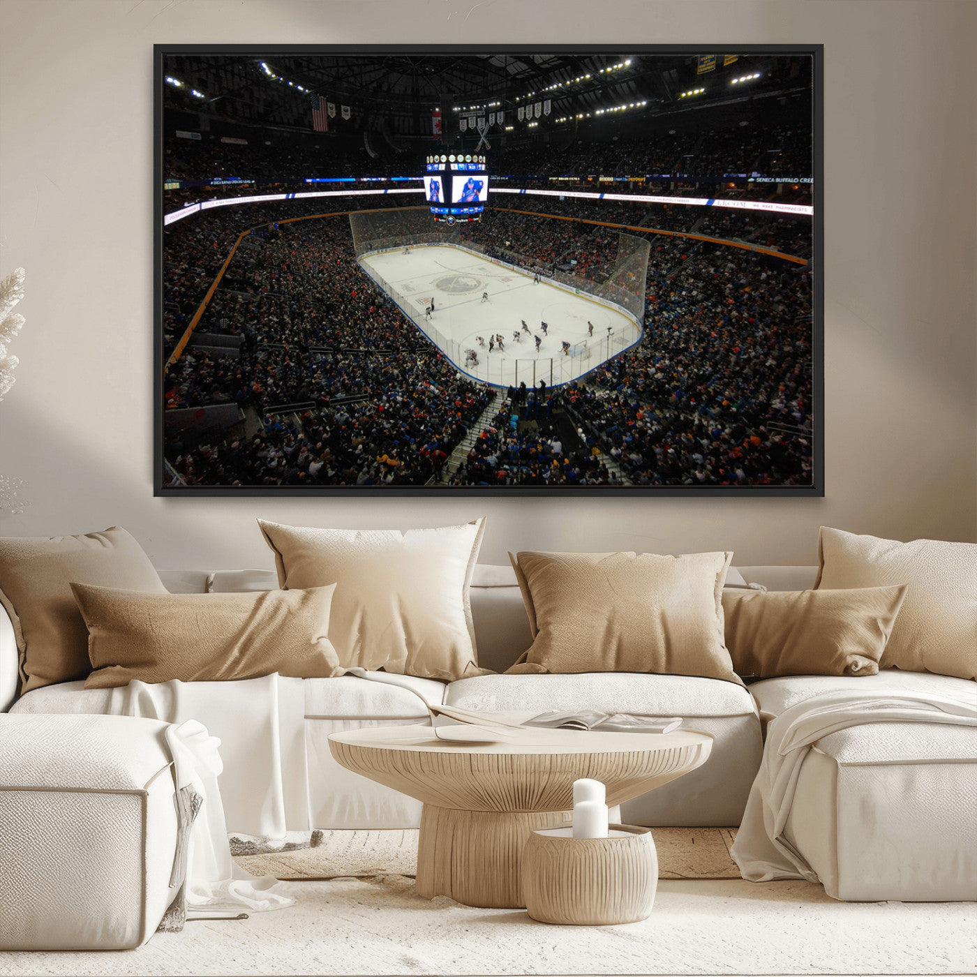 MGV-FC-36X24 - KeyBank Center New York Buffalo Sabres Hockey Stadium Canvas Print Wall Art