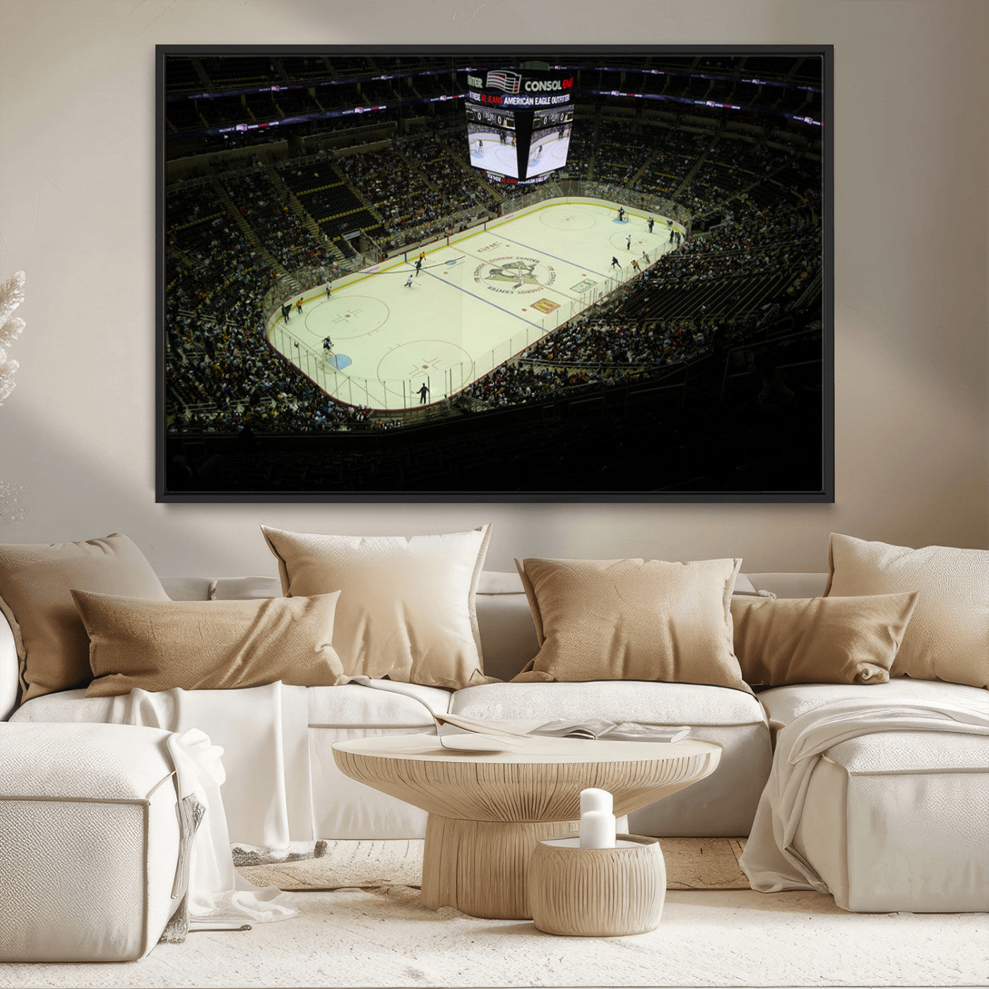 MGV-FC-36X24 - PPG Paints Arena Pennsylvania Pittsburgh Penguins Hockey Stadium Canvas, Pennsylvania Pittsburgh