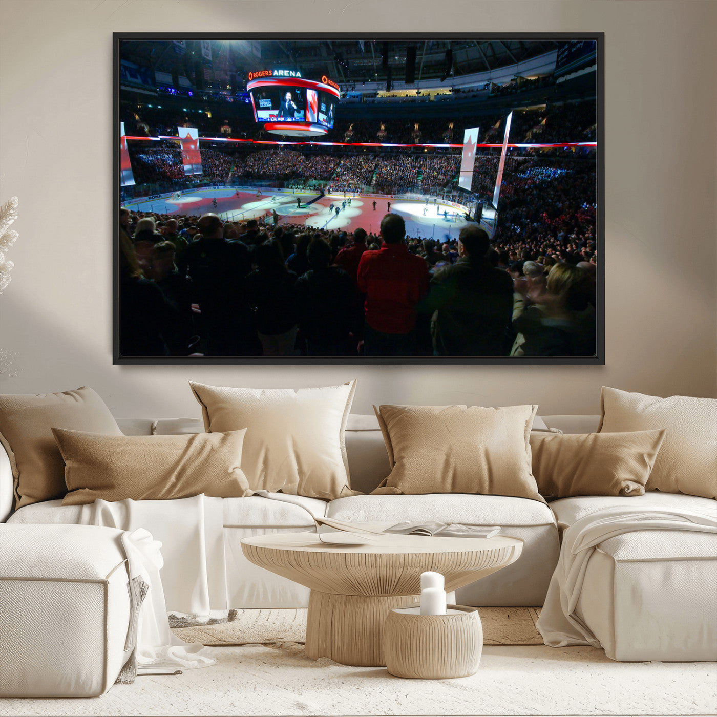 MGV-FC-36X24 - Rogers Arena Vancouver Canucks Ice Hockey Stadium Wall Art, Vancouver Canucks Ice Hockey Print