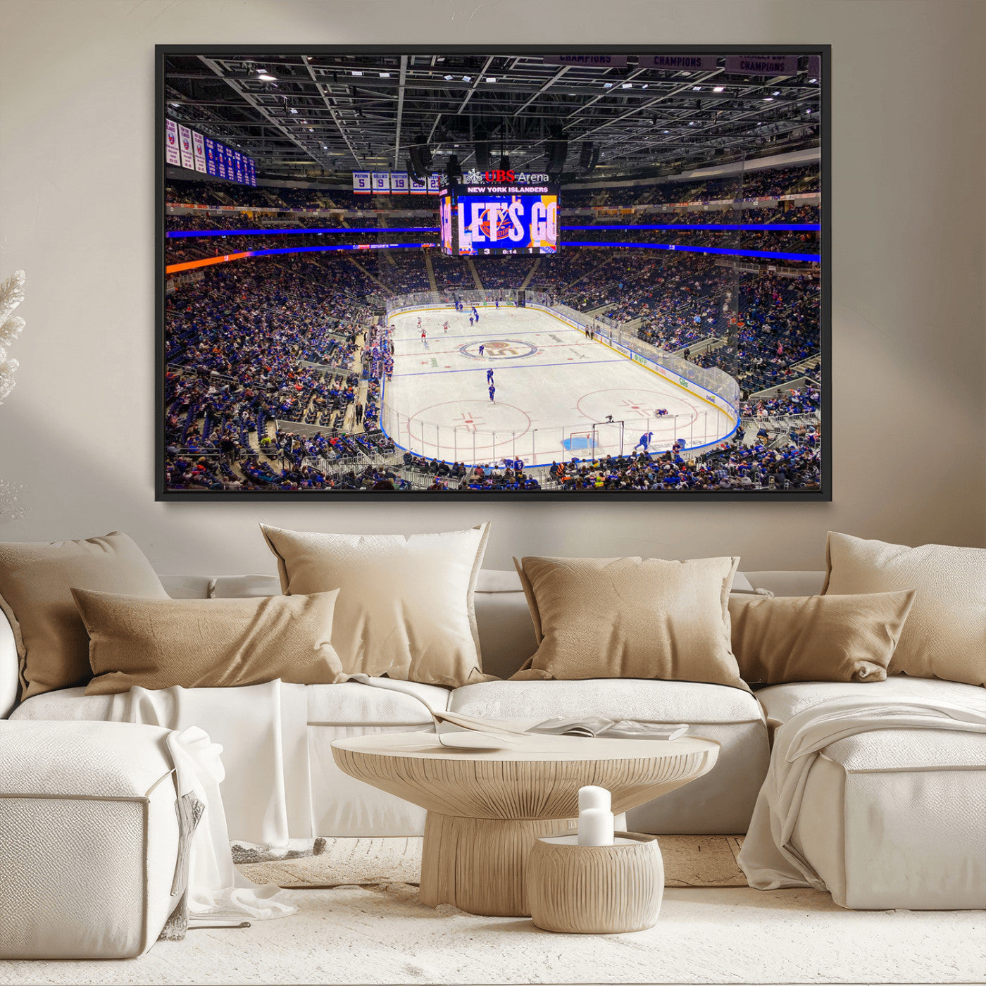 MGV-FC-36X24 - UBS Arena Elmont New York Islanders Ice Hockey Wall Art, UBS Arena Elmont Wall Art Canvas Print
