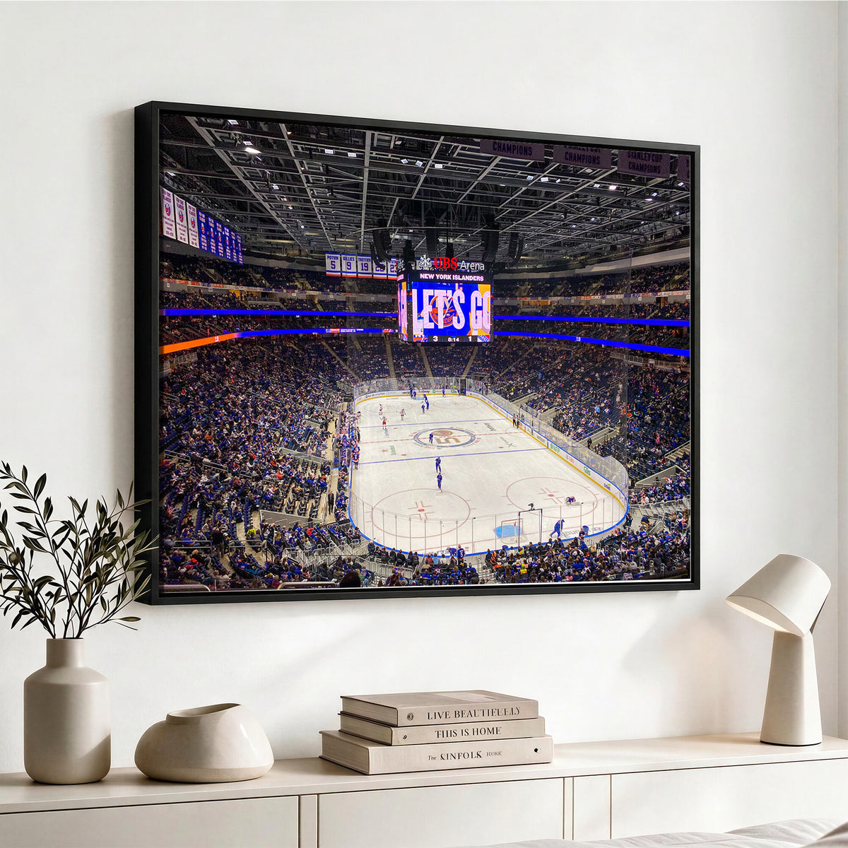 78692-MGV-CV-36X24 - UBS Arena Elmont New York Islanders Ice Hockey Wall Art, UBS Arena Elmont Wall Art Canvas Print