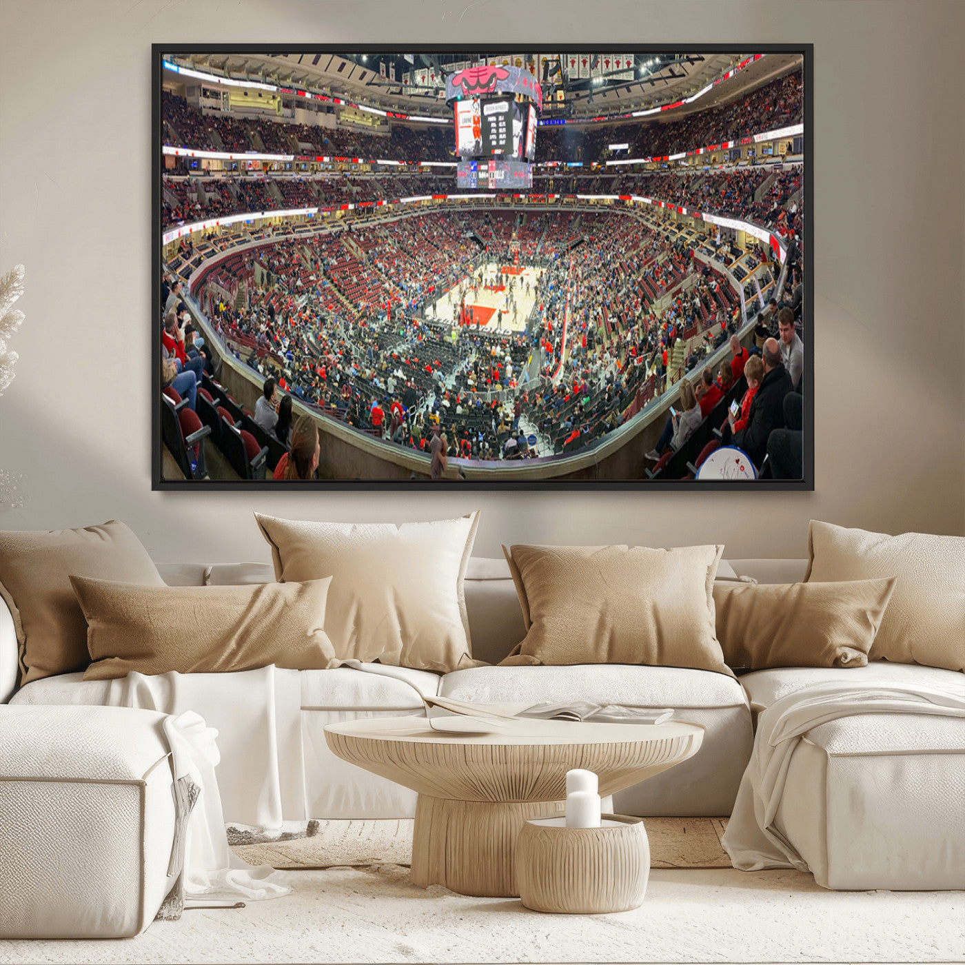 MGV-FC-36X24 - United Center Chicago Bulls Stadium Wall Art Canvas Print