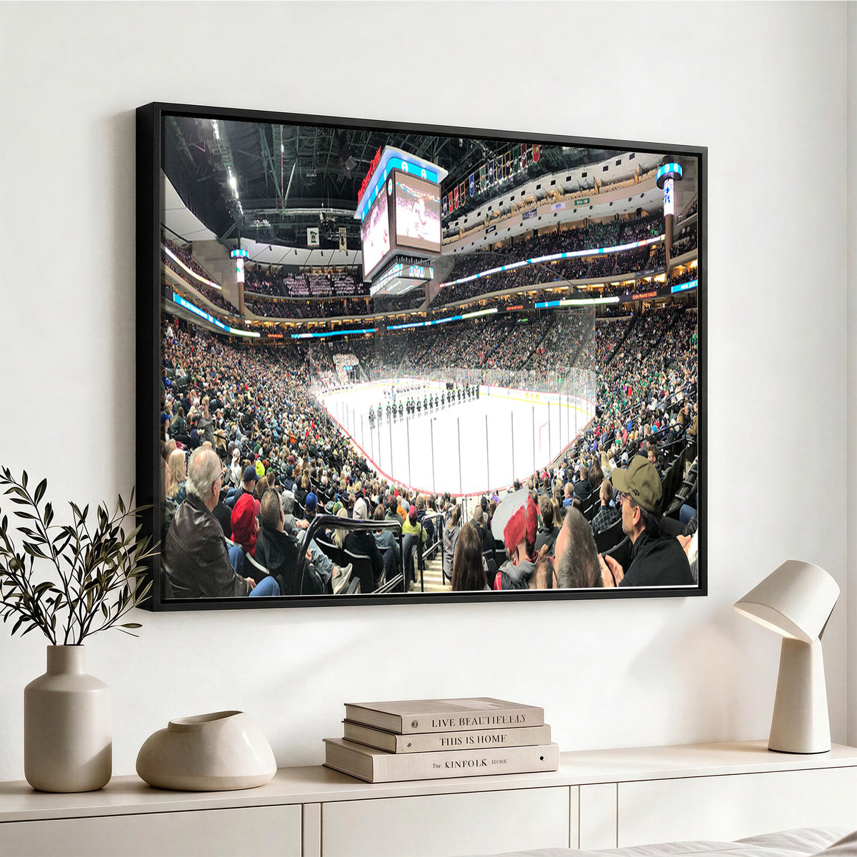 44414-MGV-CV-36X24 - Xcel Energy Center St Paul Minnesota Wild Ice Hockey Stadium