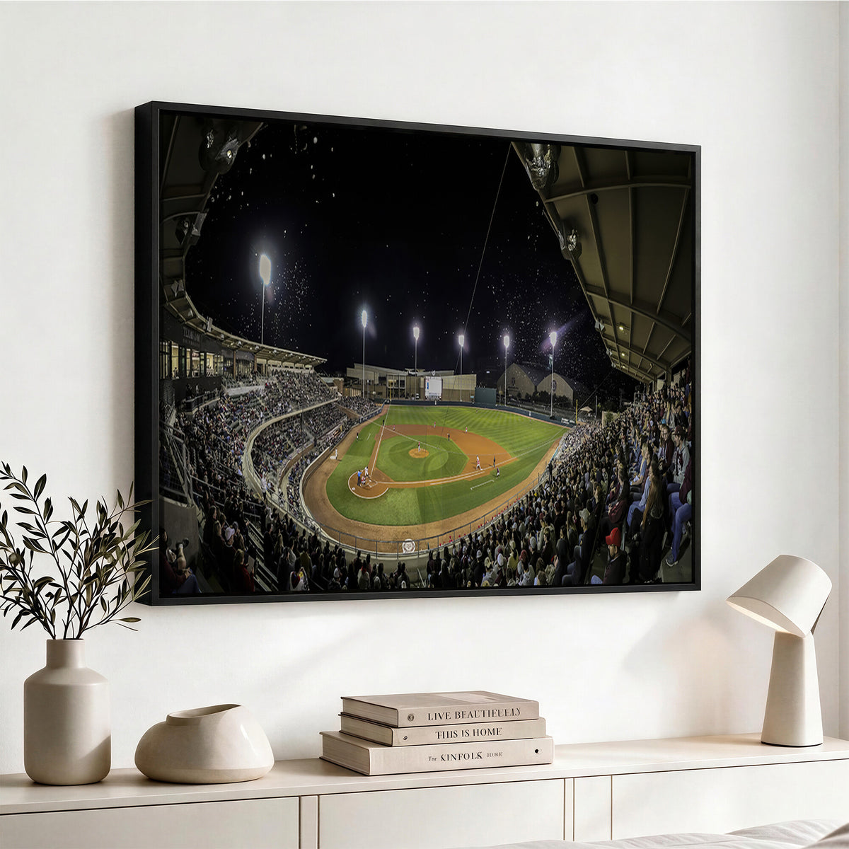 10262-MGV-CV-36X24 - Olsen Field at Blue Bell Park - Texas A&M Aggies Baseball Stadium Wall Art Canvas Print