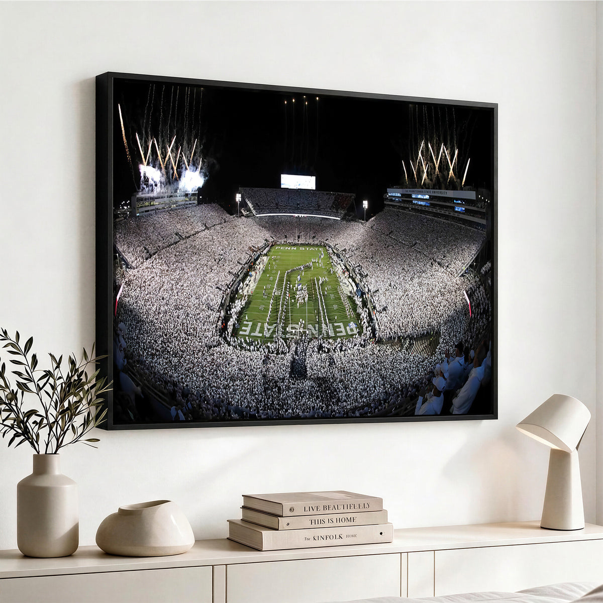 84537-MGV-CV-36X24 - Penn State Beaver Stadium Canvas Wall Art - Nittany Lions Football Print