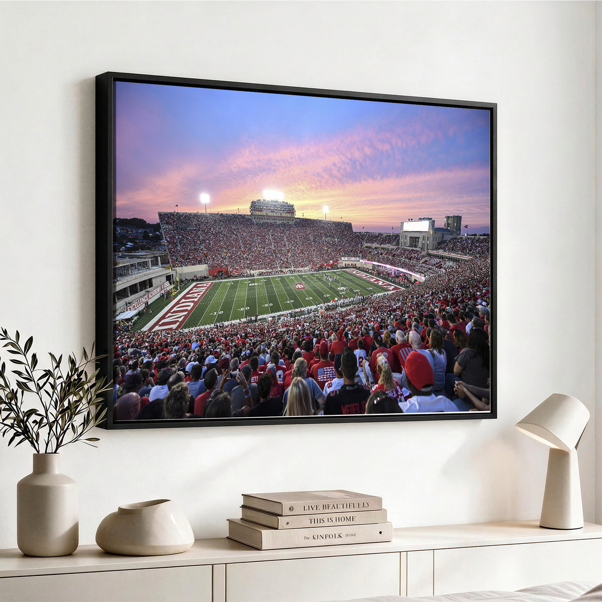 13046-MGV-CV-36X24 - Indiana University Hoosiers Football Team Print