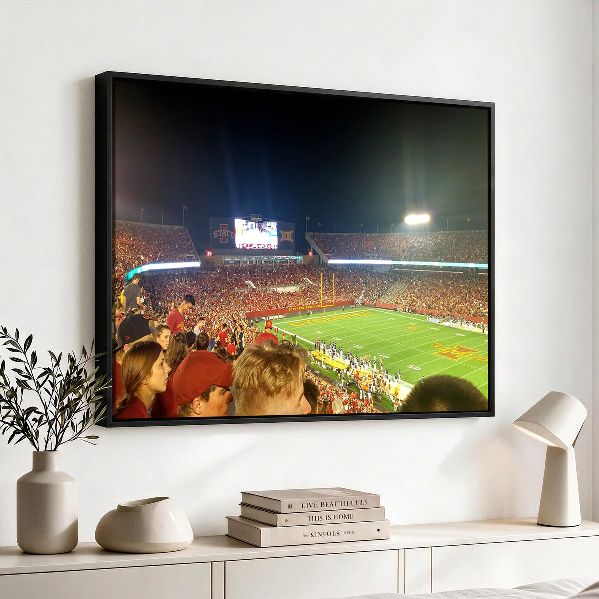 94319-MGV-CV-36X24 - Iowa State University Cyclones Art Print, Jack Trice Stadium Ames