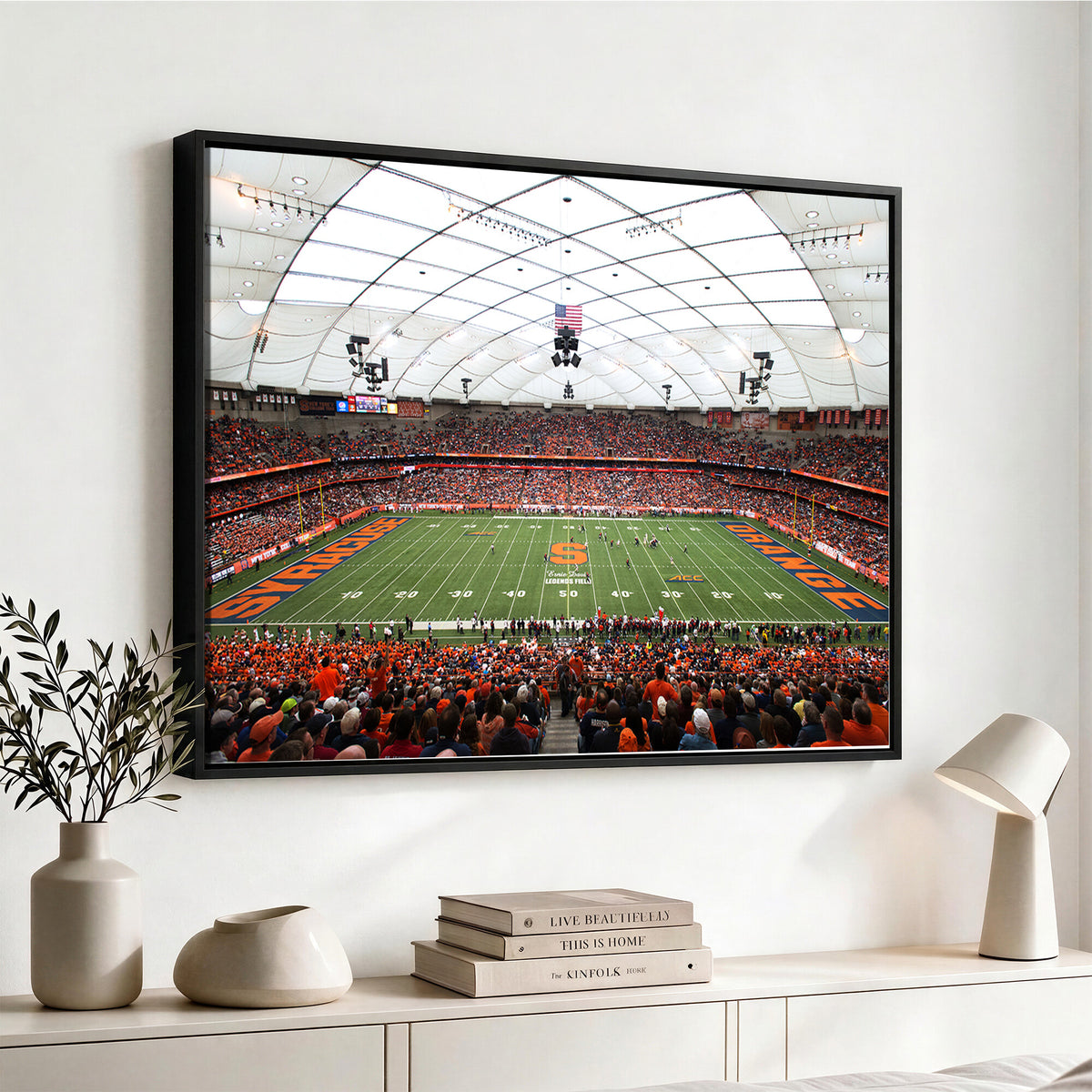 78104-MGV-CV-36X24 - Syracuse University Orange Football Team Print, Syracuse