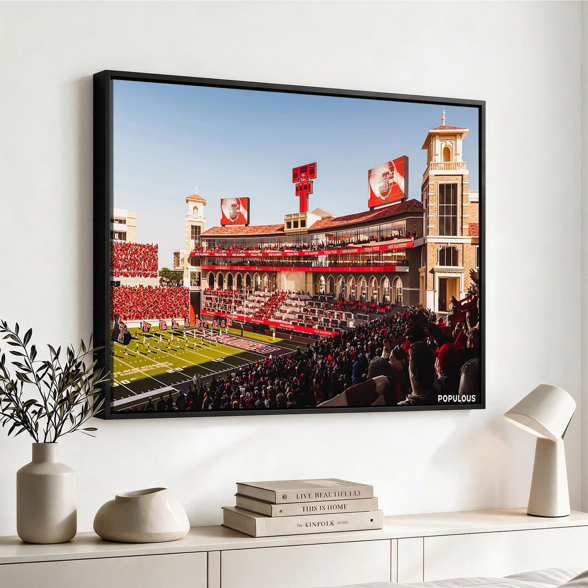 89744-MGV-CV-36X24 - Jones AT&T Stadium Texas Tech Red Raiders Wall Art