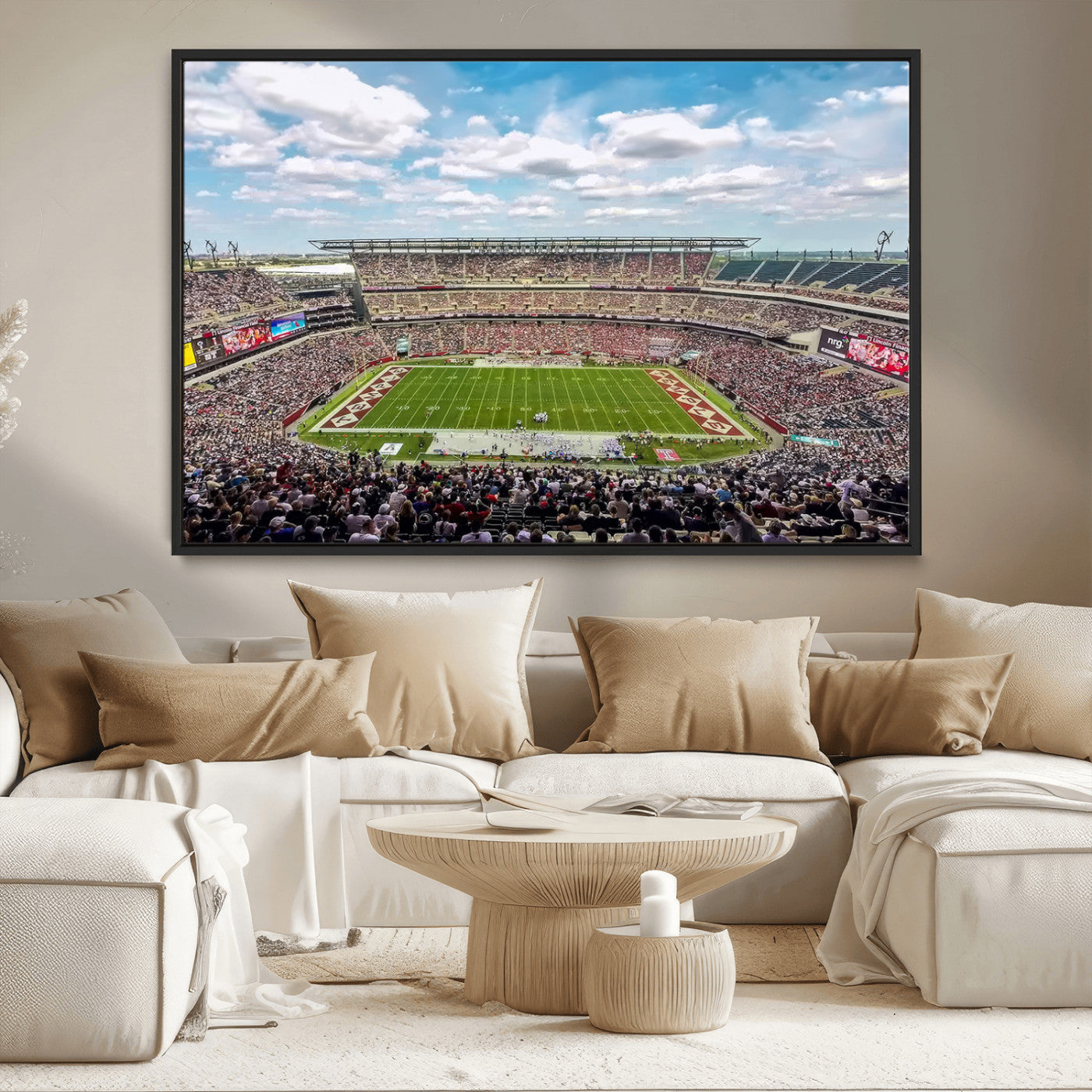 MGV-FC-36X24 - The Temple University Owls Athletics Team Print - Philadelphia Lincoln Financial Field Stadium Wall