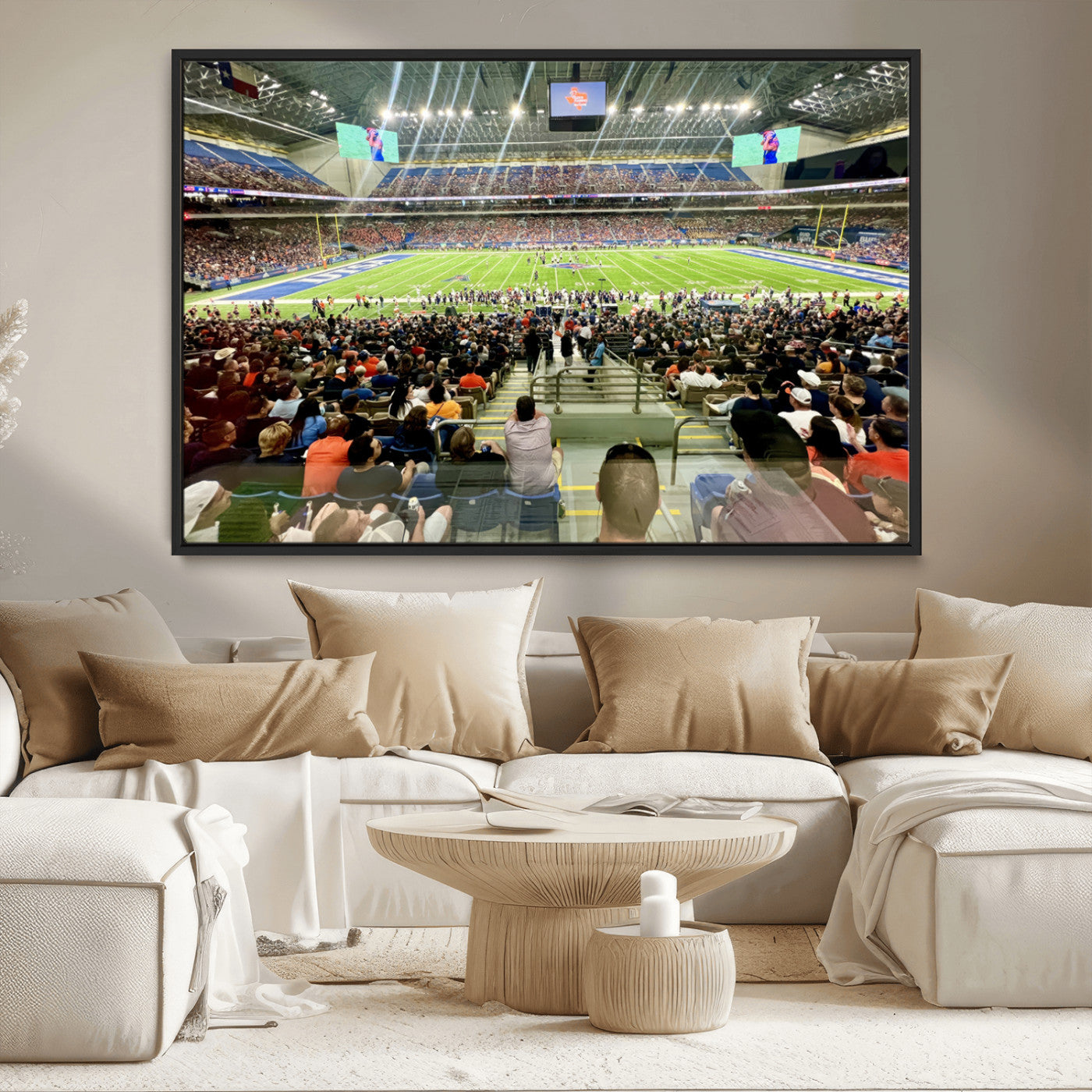 MGV-FC-36X24 - The University of Texas at San Antonio Roadrunners Football Team Print - San Antonio Alamodome Wall