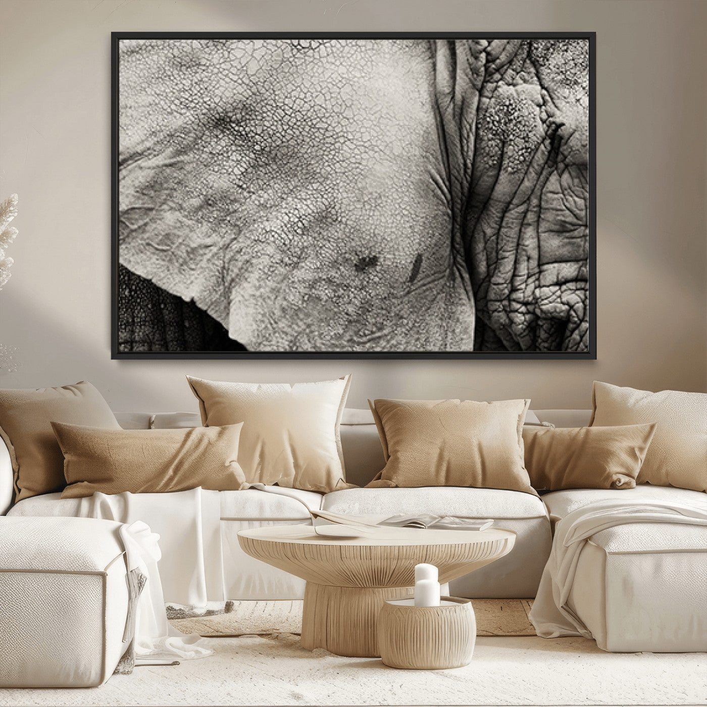 MGV-FC-36X24 - Elephant Wall Art Canvas Print