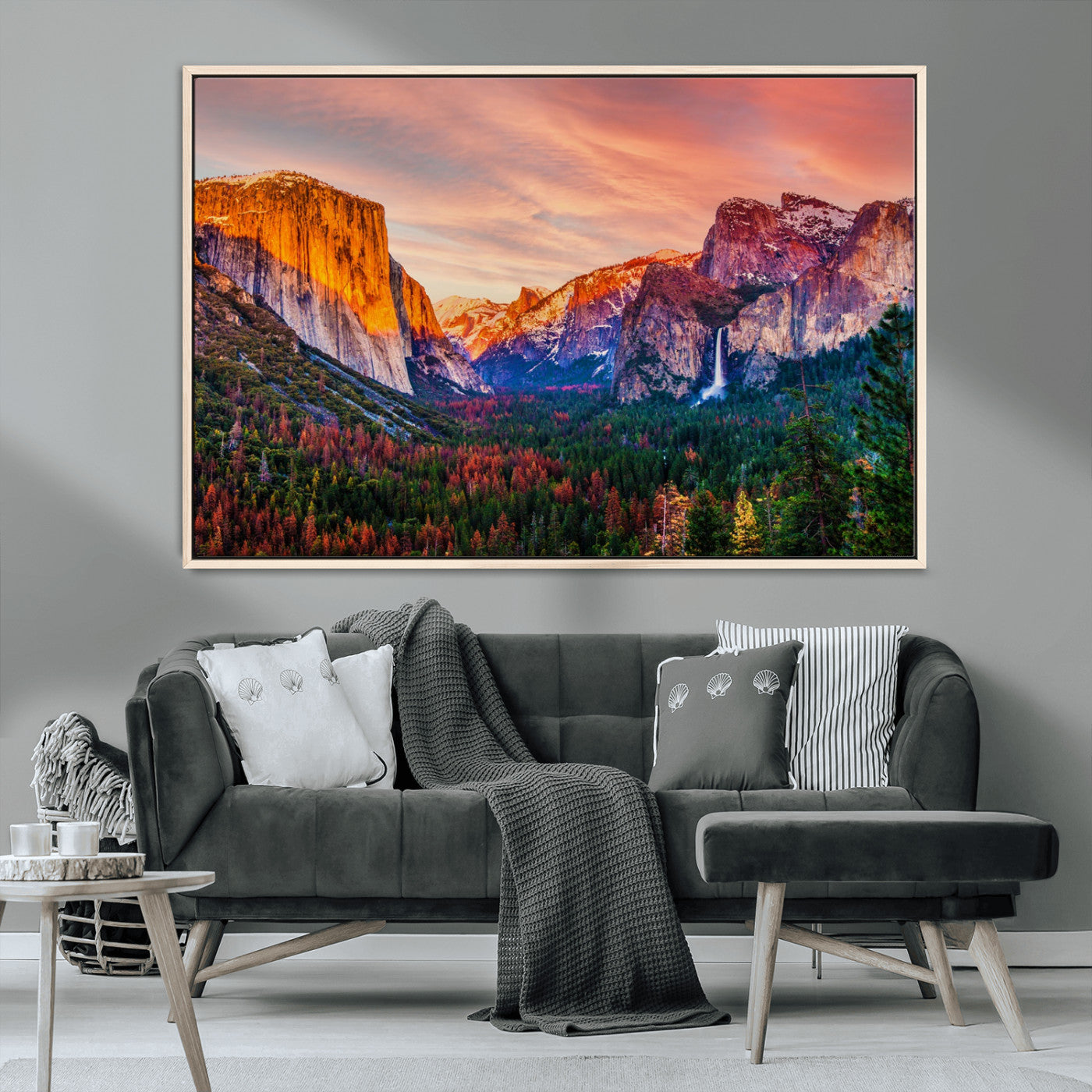 MGV-FC-36X24 - Yosemite Nal Park Wall Art Landscape Canvas Print El Capitan
