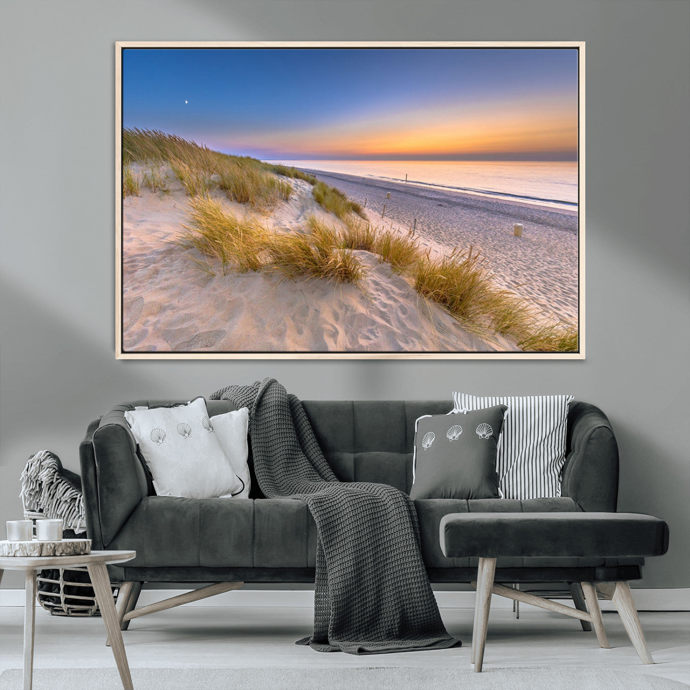 -Sunrise On The Beach Wall Art Canvas Print