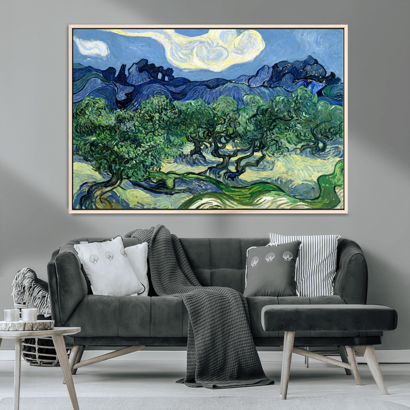MGV-FC-36X24 - Olive Trees Van Gogh Wall Art Canvas Print