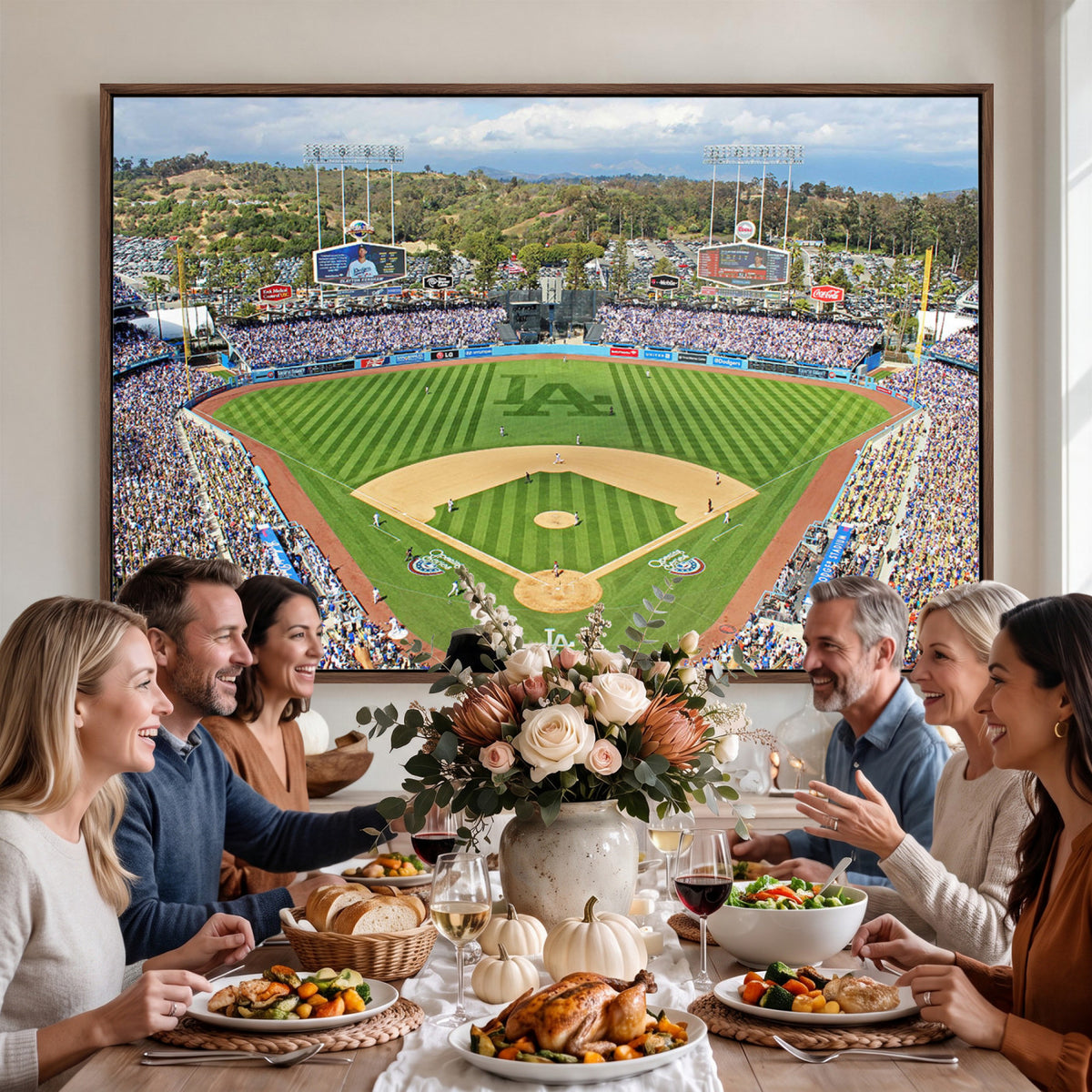 34760-MGV-CV-36X24 - Citi Field Wall Art Print | 3-Panel New York Mets Baseball Stadium Canvas Print