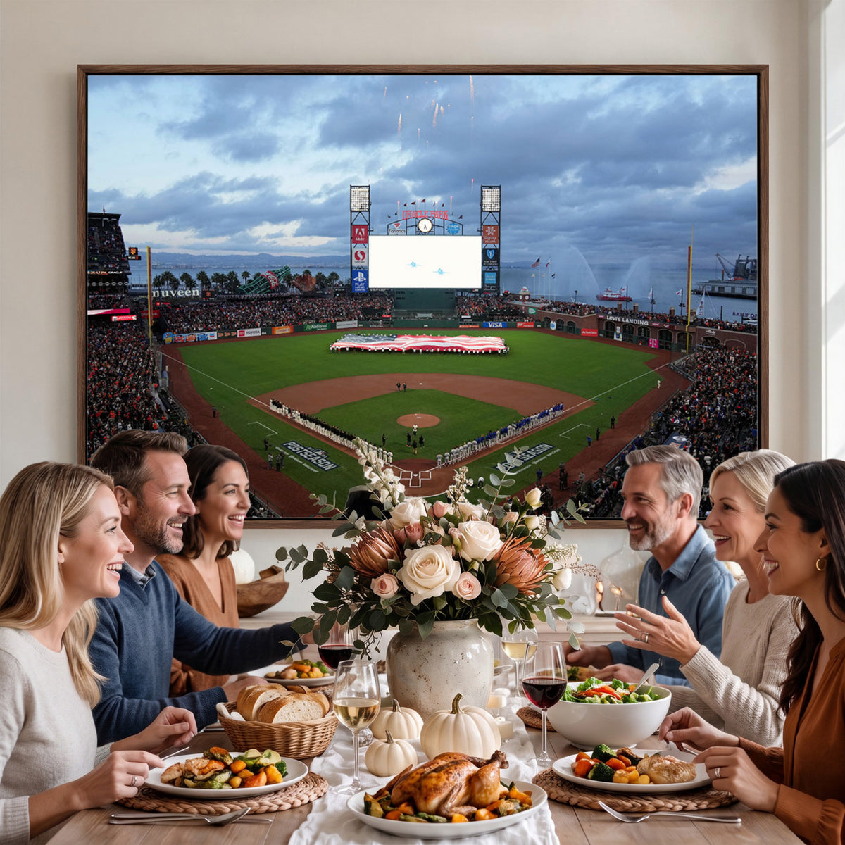 44631-MGV-CV-36X24 - Oracle Park San Francisco Giants Wall Art | Oracle Park Stadium Canvas Print