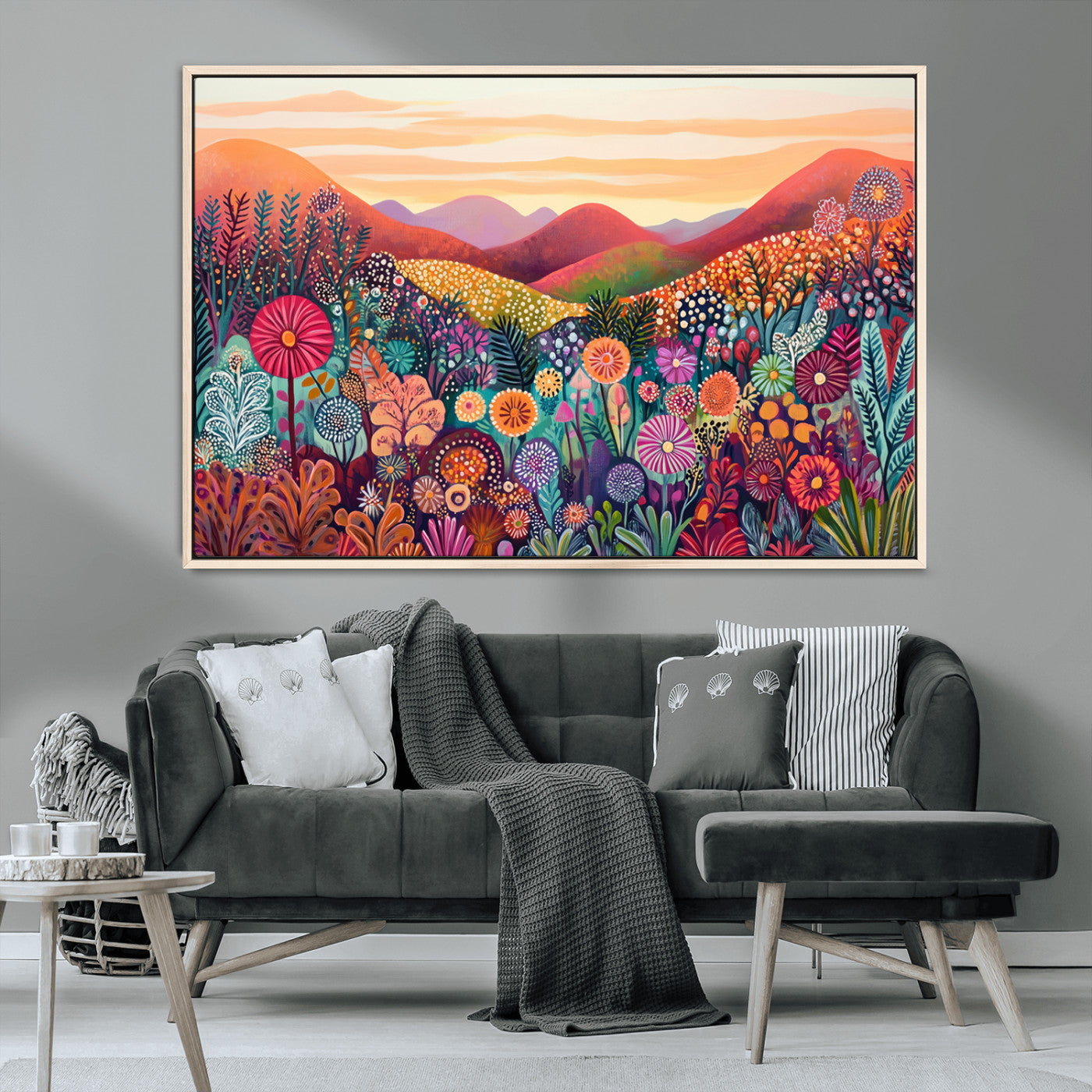 MGV-FC-36X24 - Yayoi Kusama 1986 Wall Art Print – Yayoi Kusama Wabi Sabi Japanese Wall Art Print - Vibrant Abstract