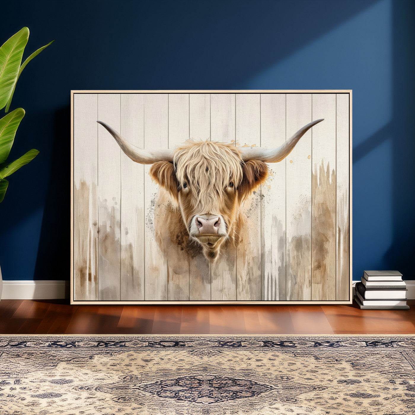 83059-MGV-CV-36X24 - Vibrant Autumn Landscape Canvas Wall Art - Fall Foliage and Mountain View Print for Home, Farmhouse, and Cozy Cabin Decor, Ready to Hang