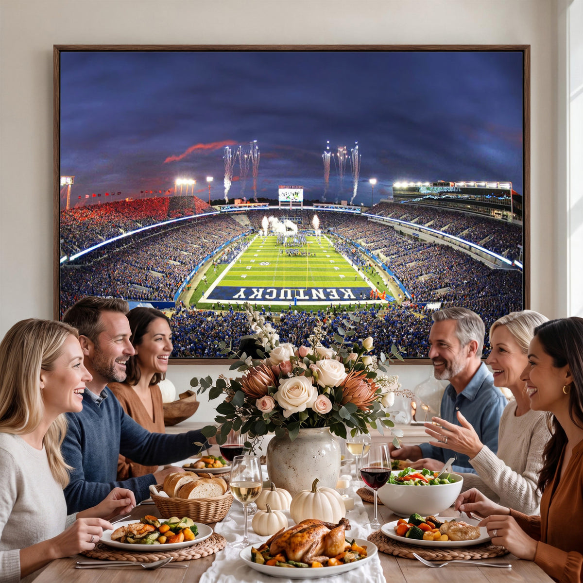 26008-MGV-CV-36X24 - Kroger Field Canvas Wall Art, Kentucky Stadium Wall Art