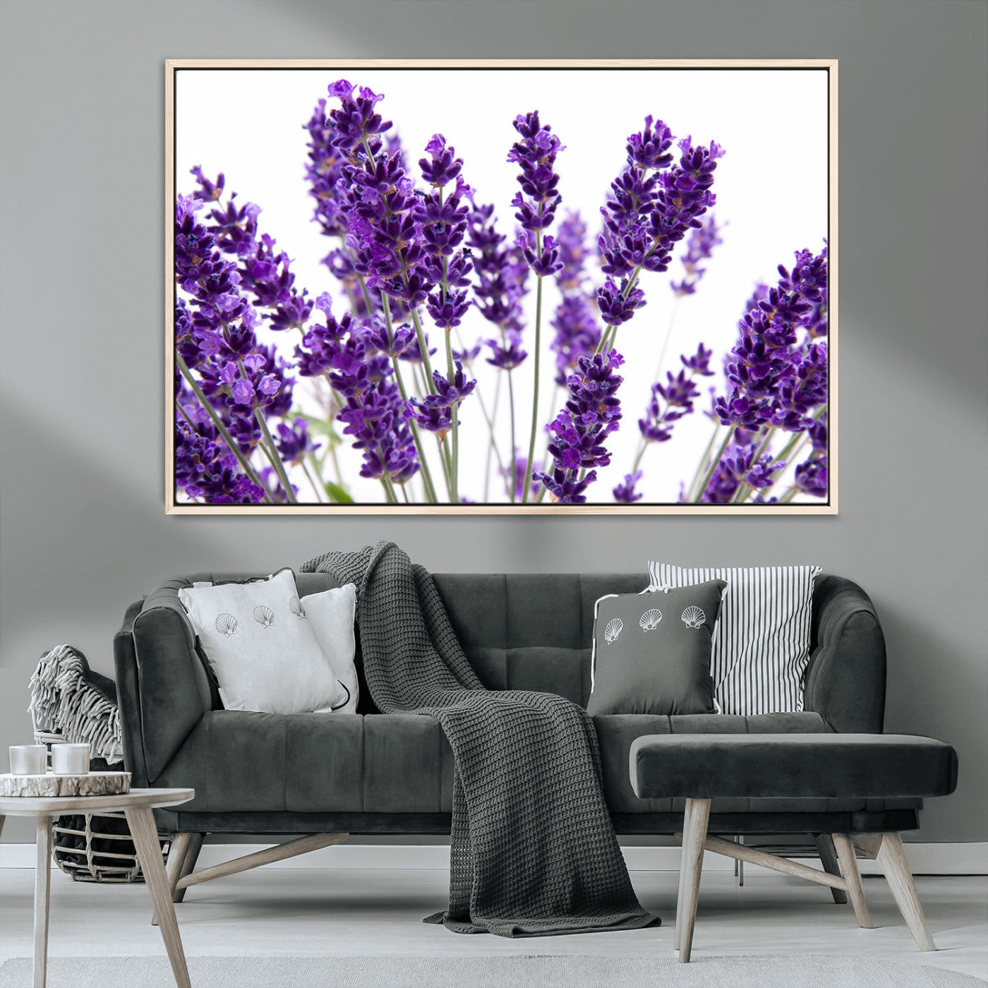 MGV-FC-36X24 - Lavender Flower Wall Art Canvas Print
