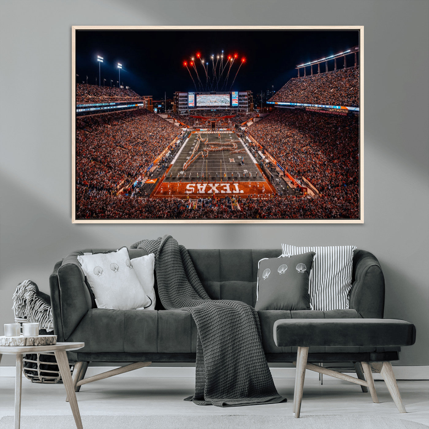MGV-FC-36X24 - Texas Memorial Stadium Wall Art Canvas Print